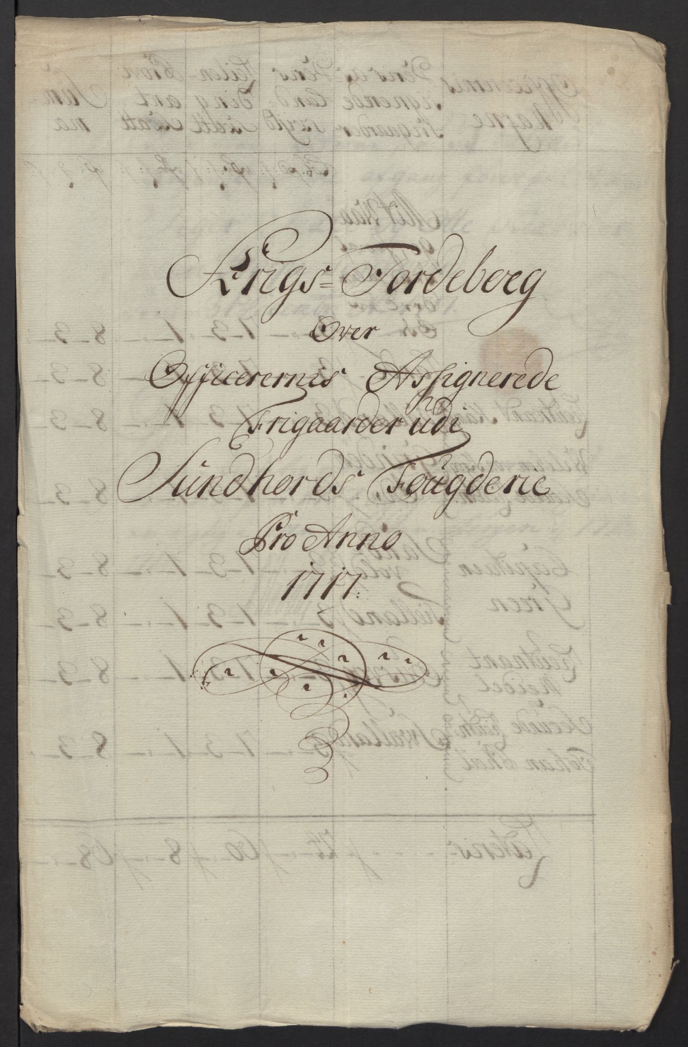 Rentekammeret inntil 1814, Reviderte regnskaper, Fogderegnskap, AV/RA-EA-4092/R48/L2994: Fogderegnskap Sunnhordland og Hardanger, 1717, p. 218