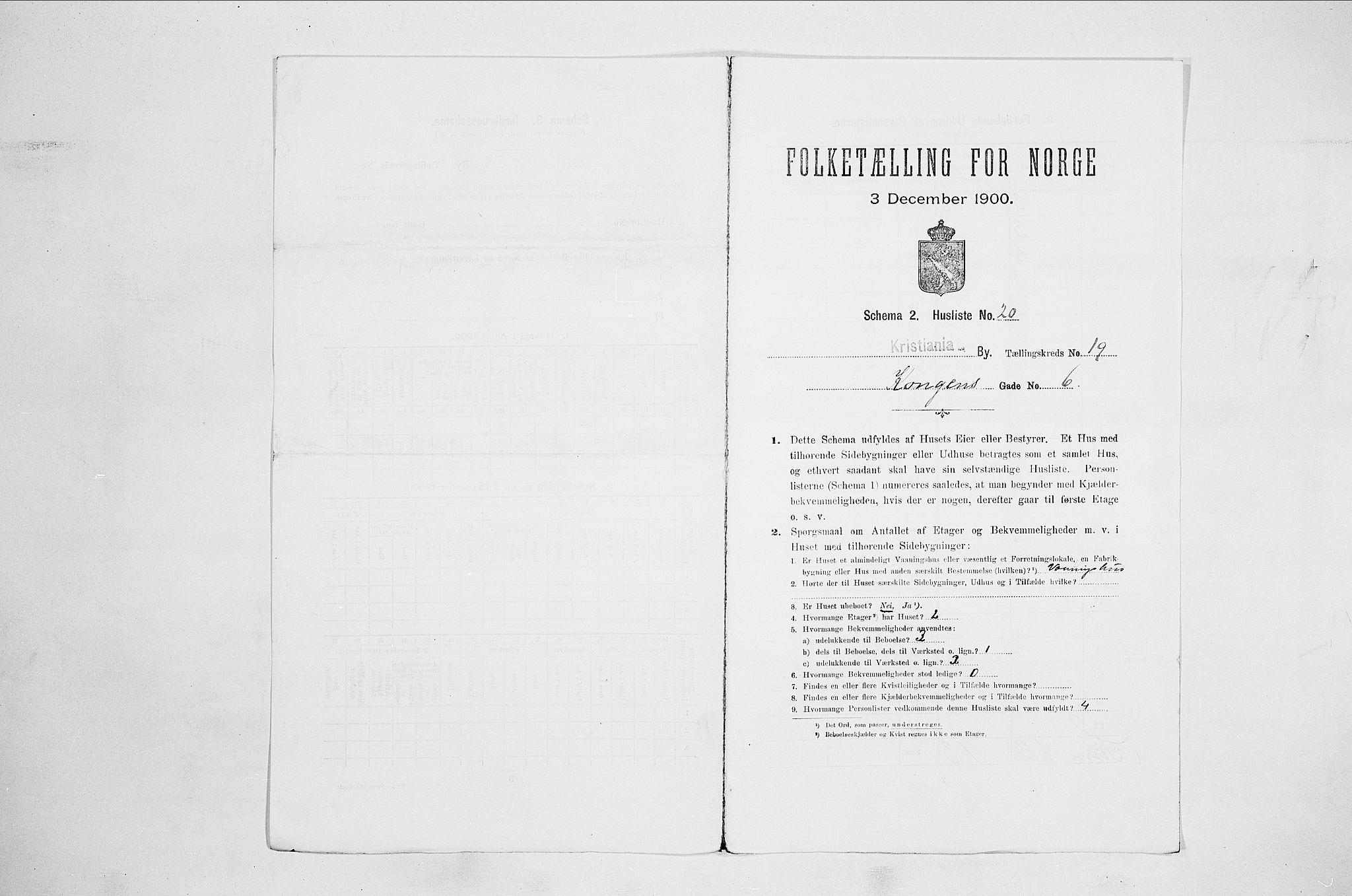 SAO, 1900 census for Kristiania, 1900, p. 48719