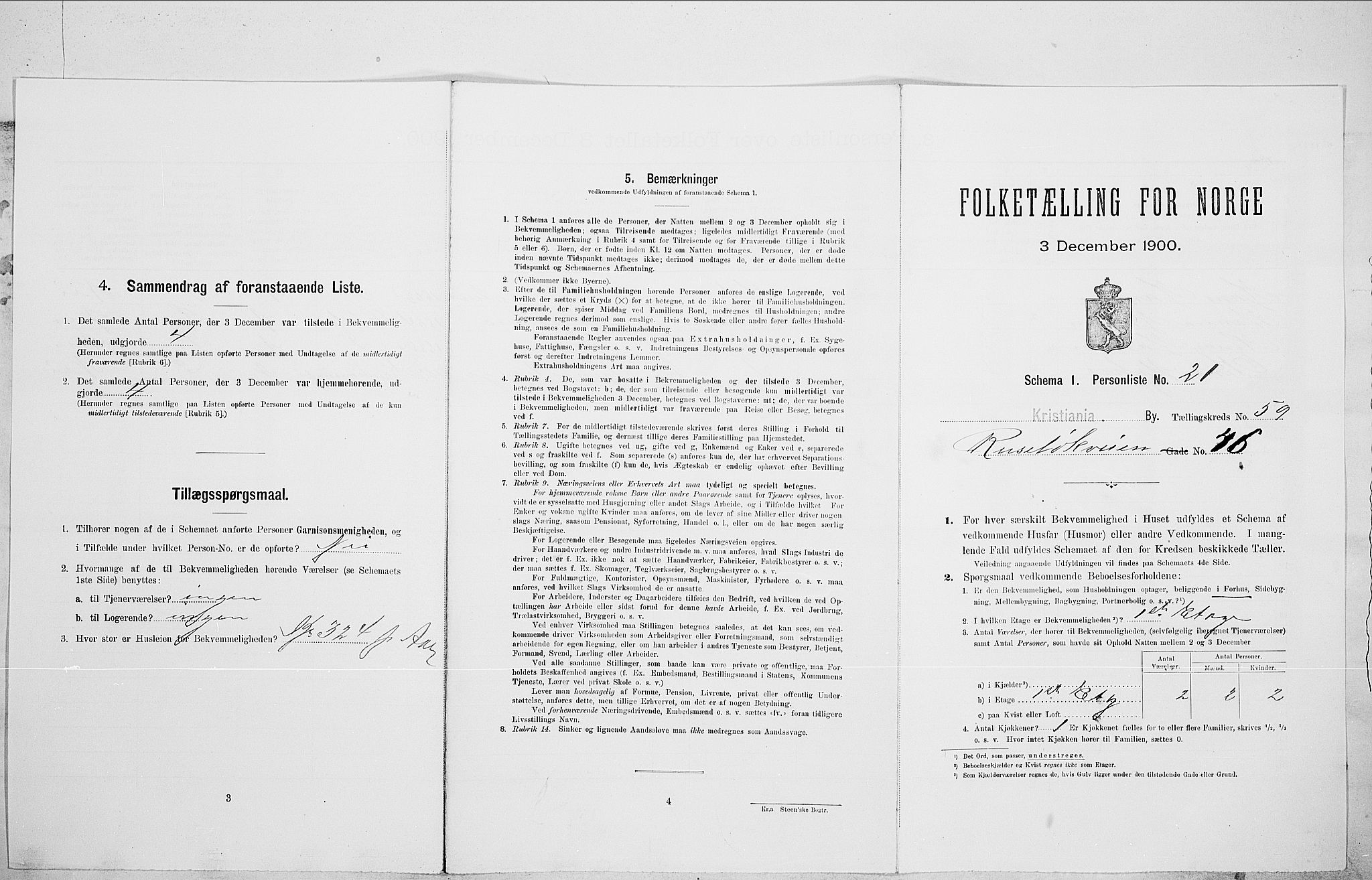 SAO, 1900 census for Kristiania, 1900, p. 76751