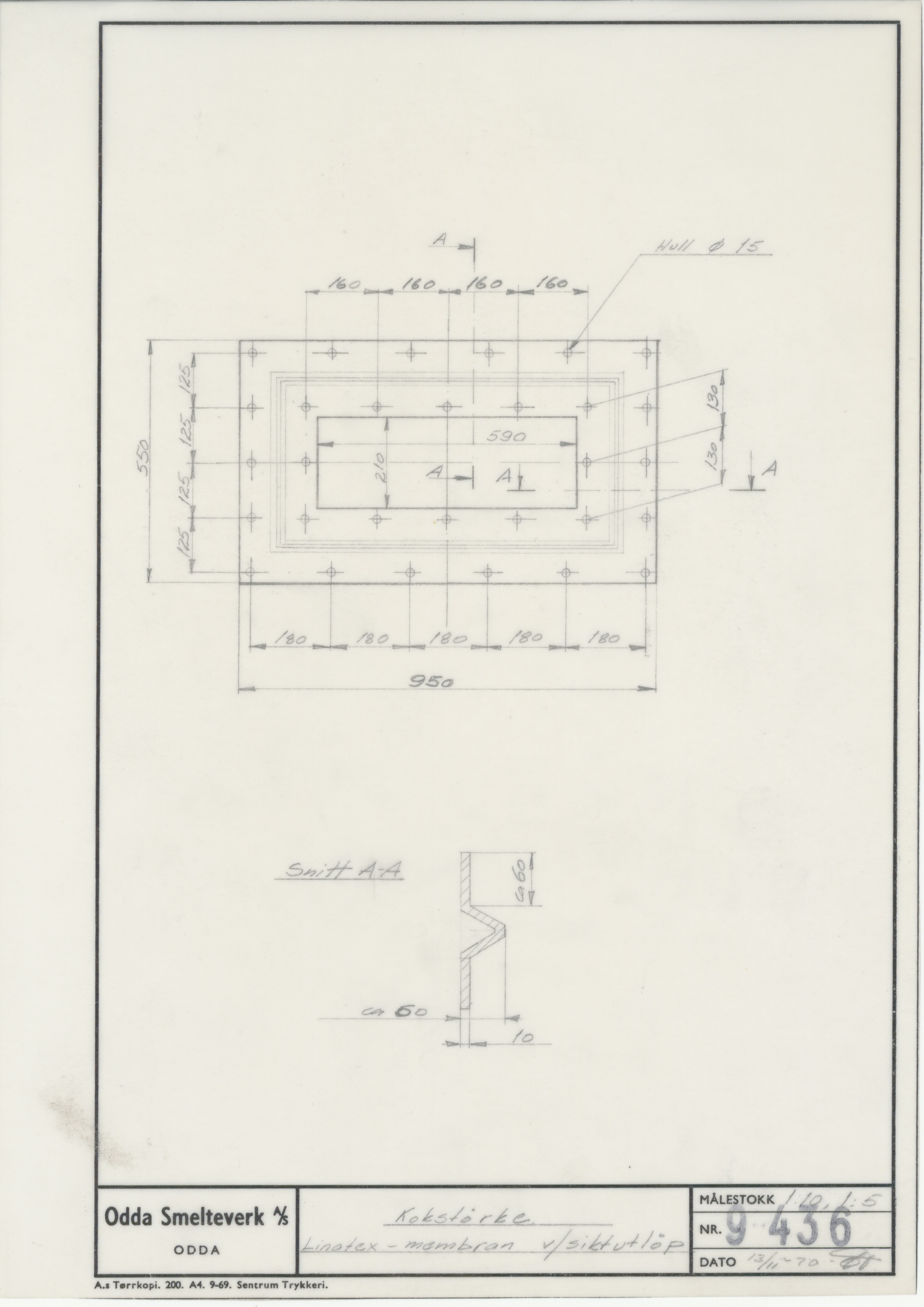 Odda smelteverk AS, KRAM/A-0157.1/T/Td/L0009: Gruppe 9. Blandingsrom og kokstørker, 1920-1970, p. 694