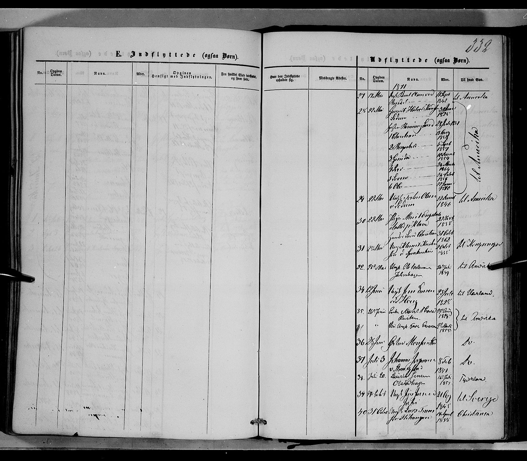 Øyer prestekontor, SAH/PREST-084/H/Ha/Haa/L0006: Parish register (official) no. 6, 1858-1874, p. 332