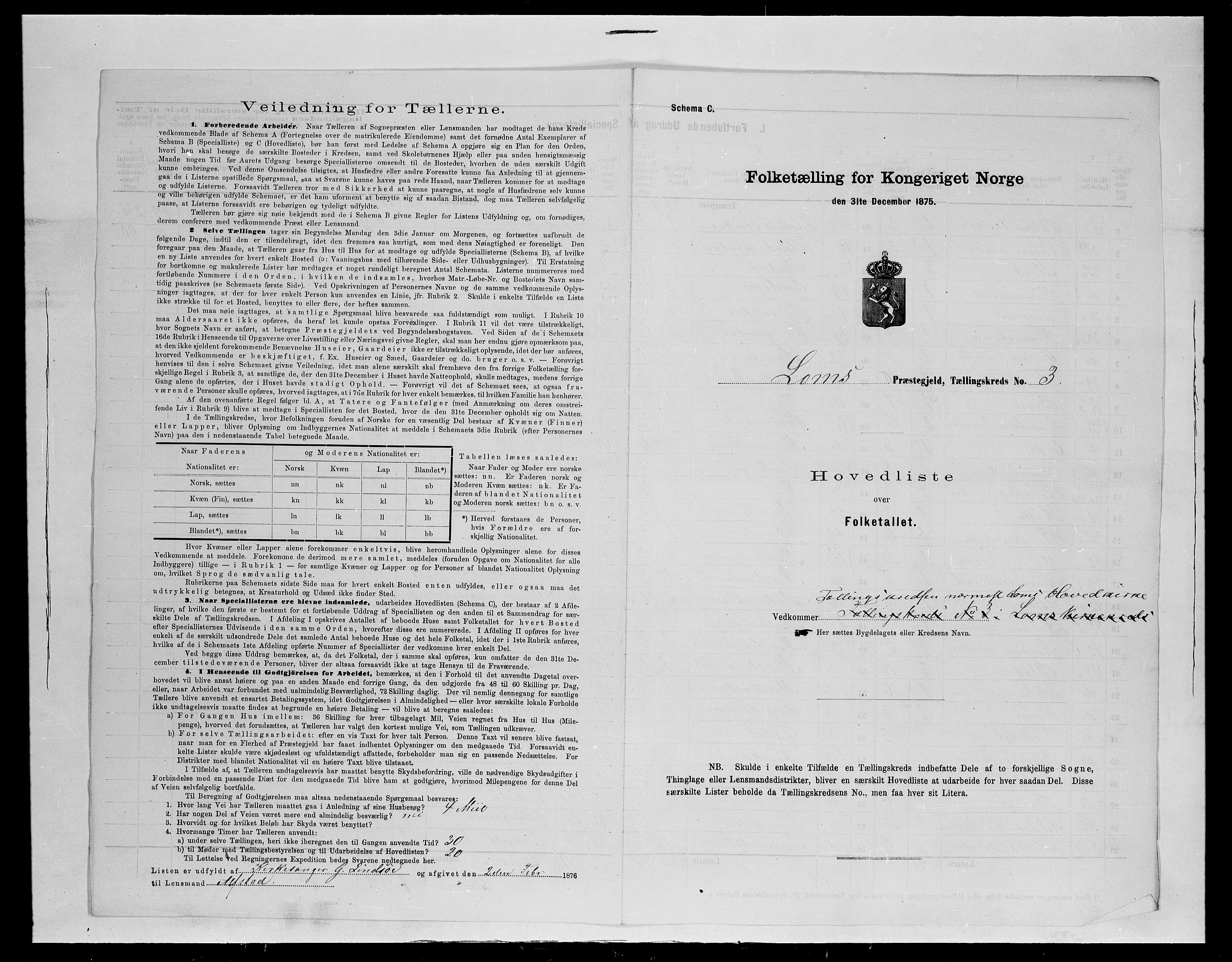 SAH, 1875 census for 0514P Lom, 1875, p. 19