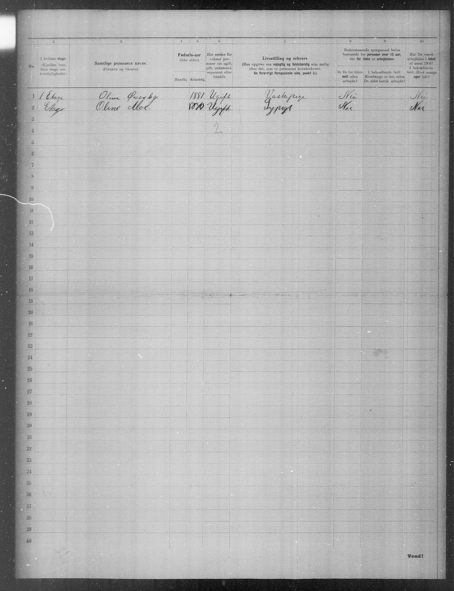 OBA, Municipal Census 1903 for Kristiania, 1903, p. 23575