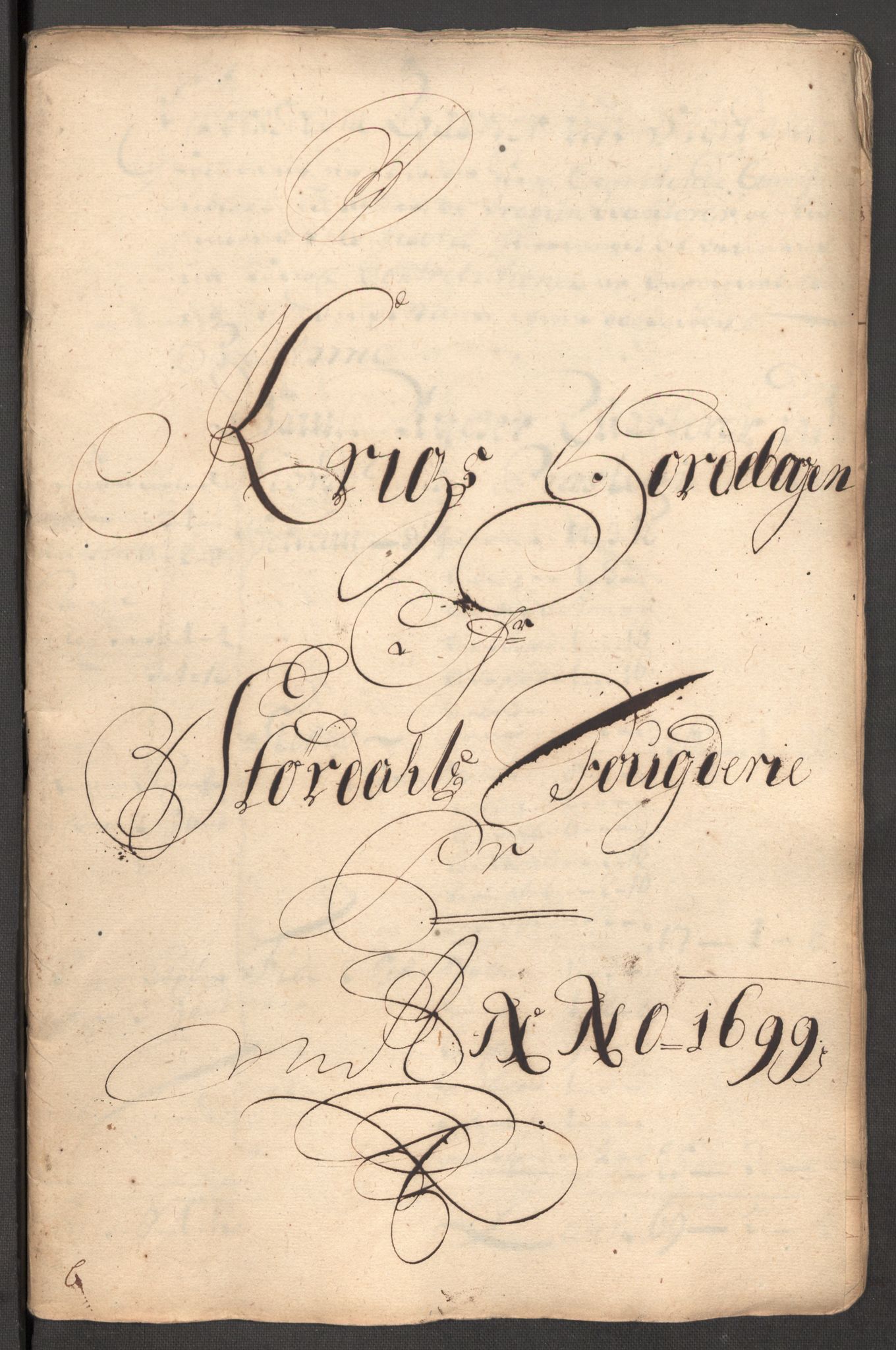 Rentekammeret inntil 1814, Reviderte regnskaper, Fogderegnskap, RA/EA-4092/R62/L4191: Fogderegnskap Stjørdal og Verdal, 1699, p. 289