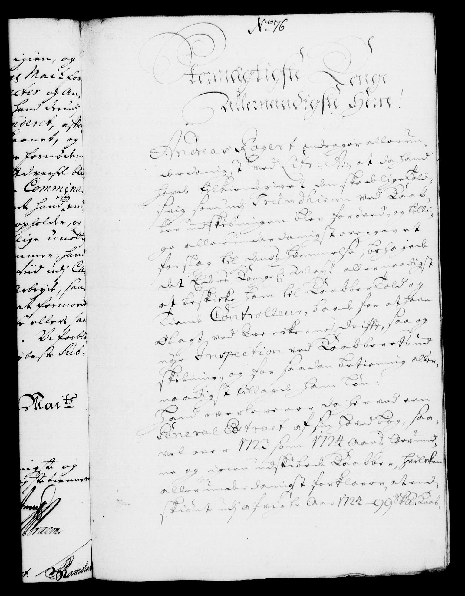 Rentekammeret, Kammerkanselliet, RA/EA-3111/G/Gf/Gfa/L0008: Norsk relasjons- og resolusjonsprotokoll (merket RK 52.8), 1725, p. 419