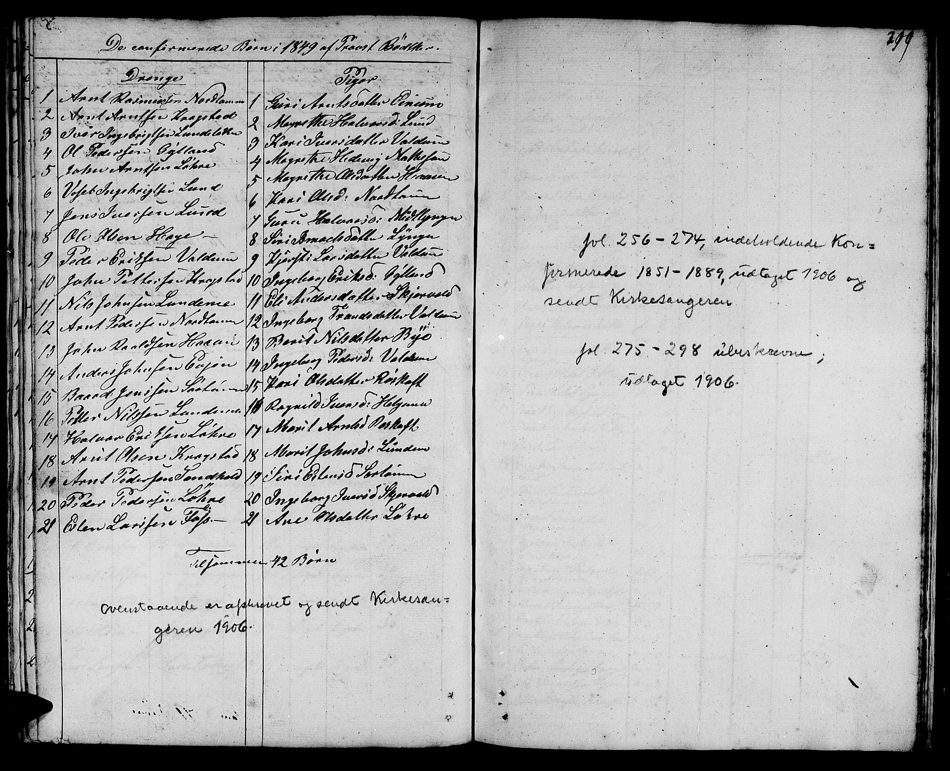 Ministerialprotokoller, klokkerbøker og fødselsregistre - Sør-Trøndelag, AV/SAT-A-1456/692/L1108: Parish register (copy) no. 692C03, 1816-1833, p. 299