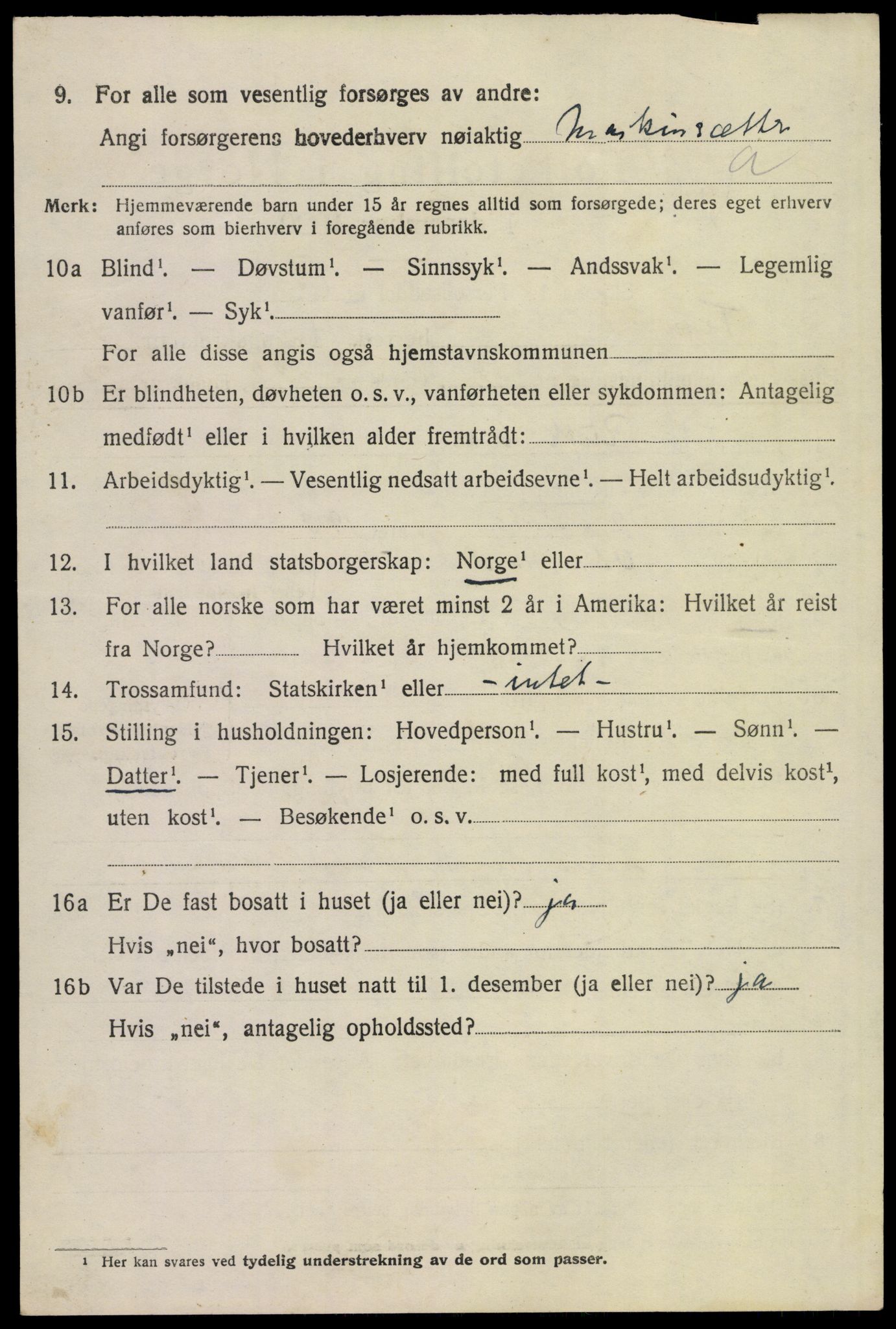 SAKO, 1920 census for Tinn, 1920, p. 7731