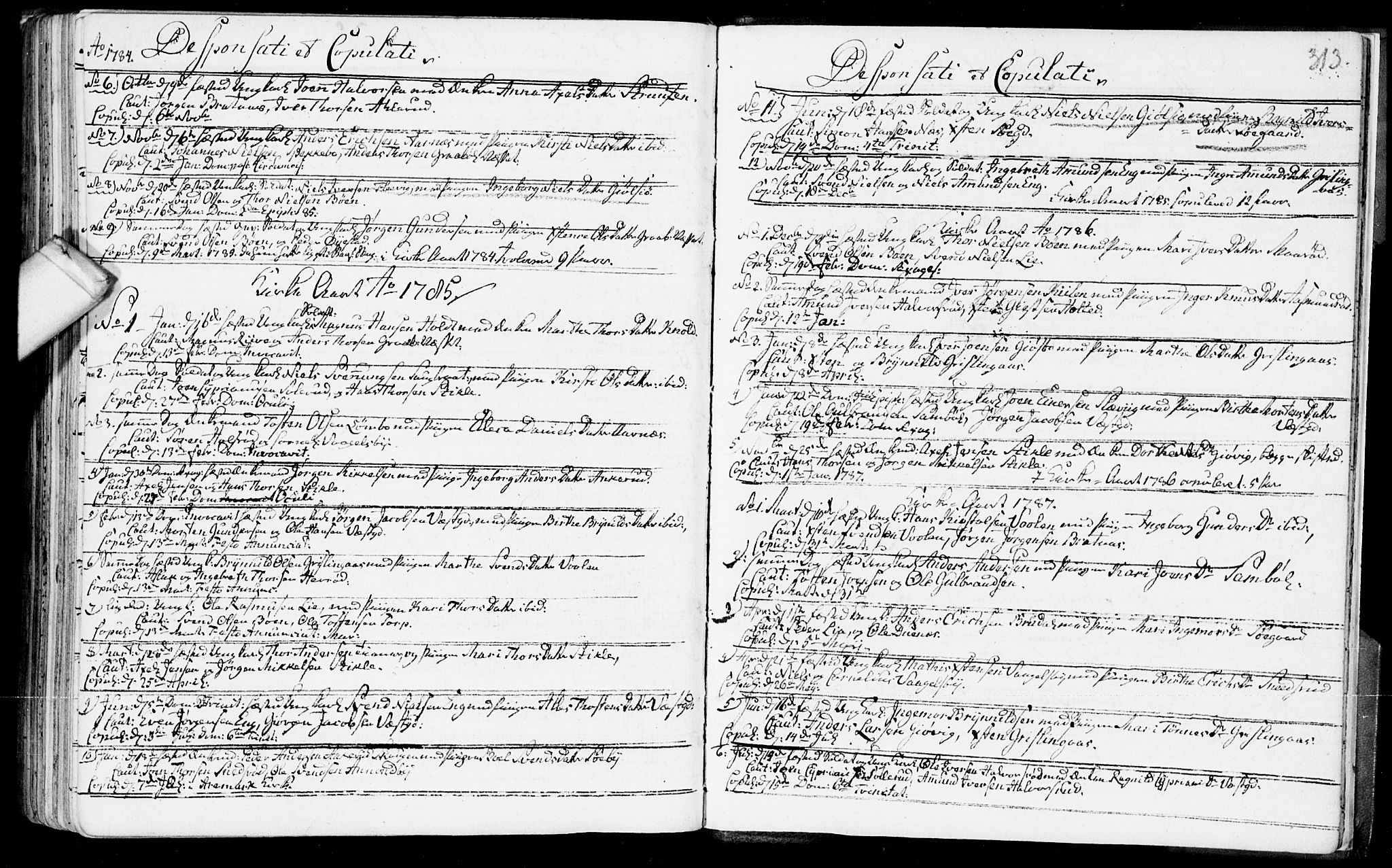 Aremark prestekontor Kirkebøker, SAO/A-10899/F/Fb/L0002: Parish register (official) no.  II 2, 1745-1795, p. 313