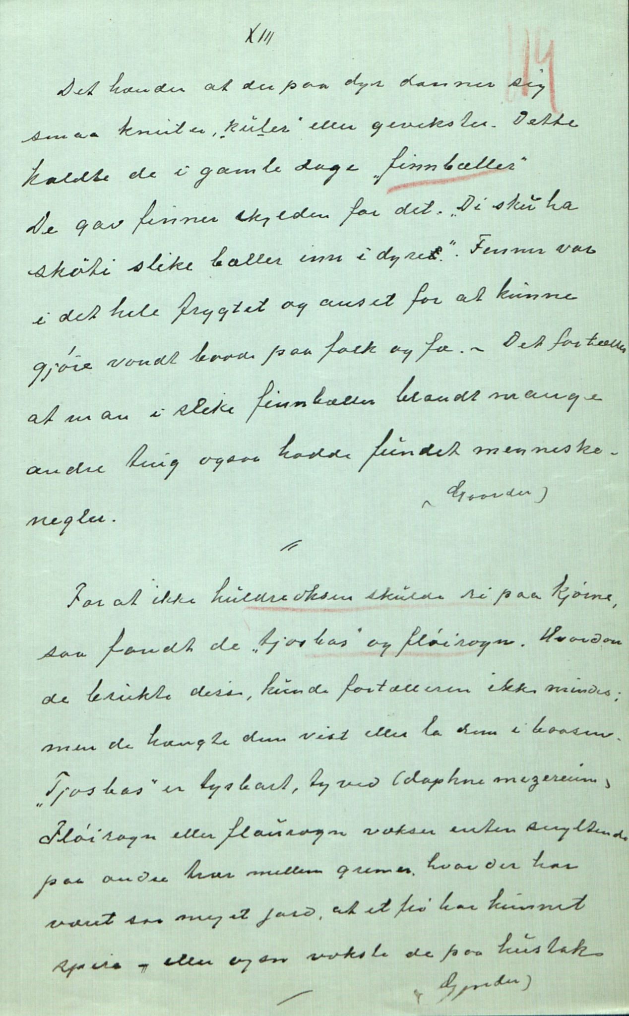 Rikard Berge, TEMU/TGM-A-1003/F/L0014/0040: 471-512 / 510 Brev til Berge frå Hankenæs + oppskrifter som H. kallar for sine, 1915-1917, p. 119