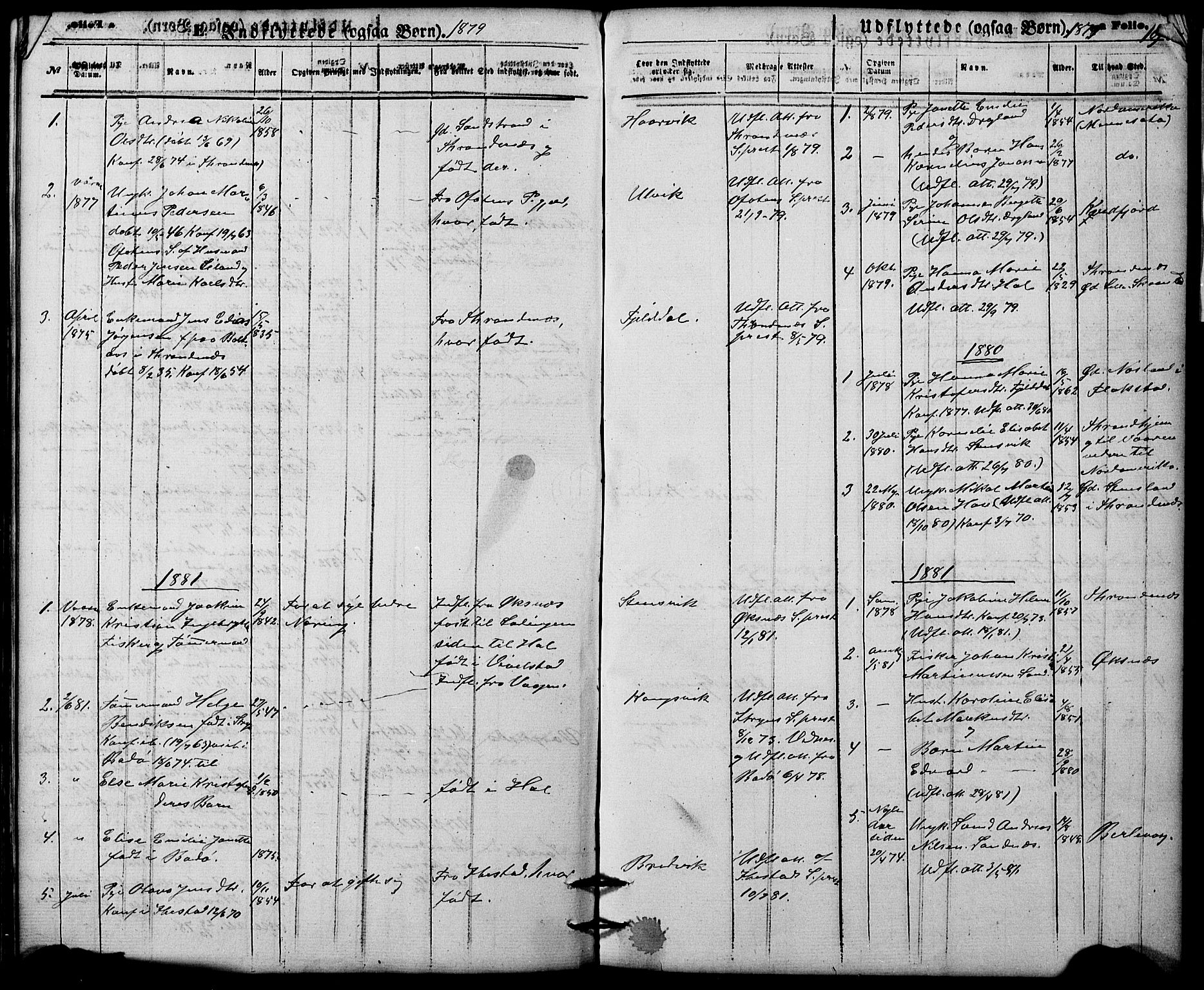 Ministerialprotokoller, klokkerbøker og fødselsregistre - Nordland, AV/SAT-A-1459/865/L0930: Parish register (copy) no. 865C02, 1866-1884, p. 196