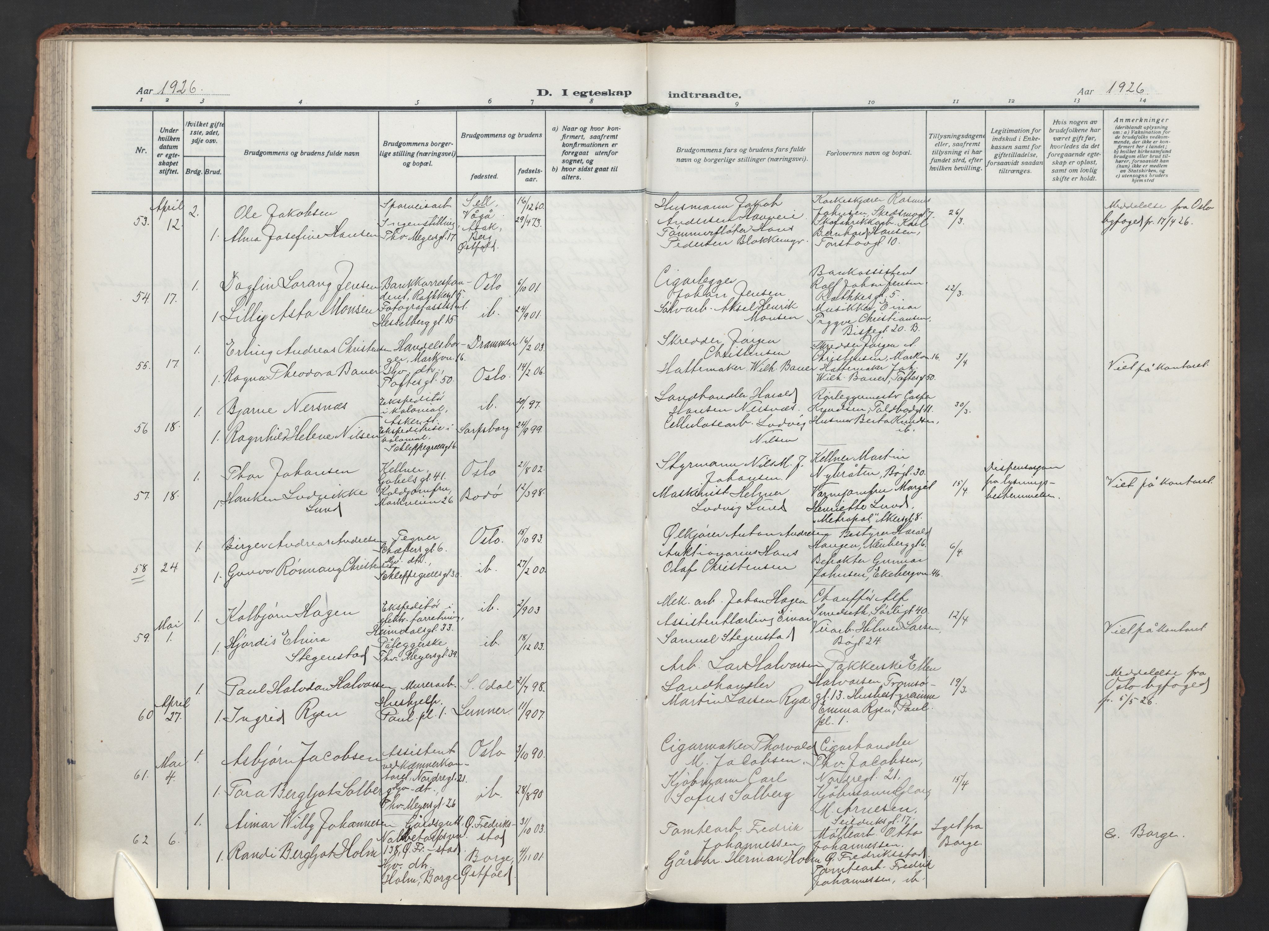 Paulus prestekontor Kirkebøker, AV/SAO-A-10871/F/Fa/L0024: Parish register (official) no. 24, 1917-1929