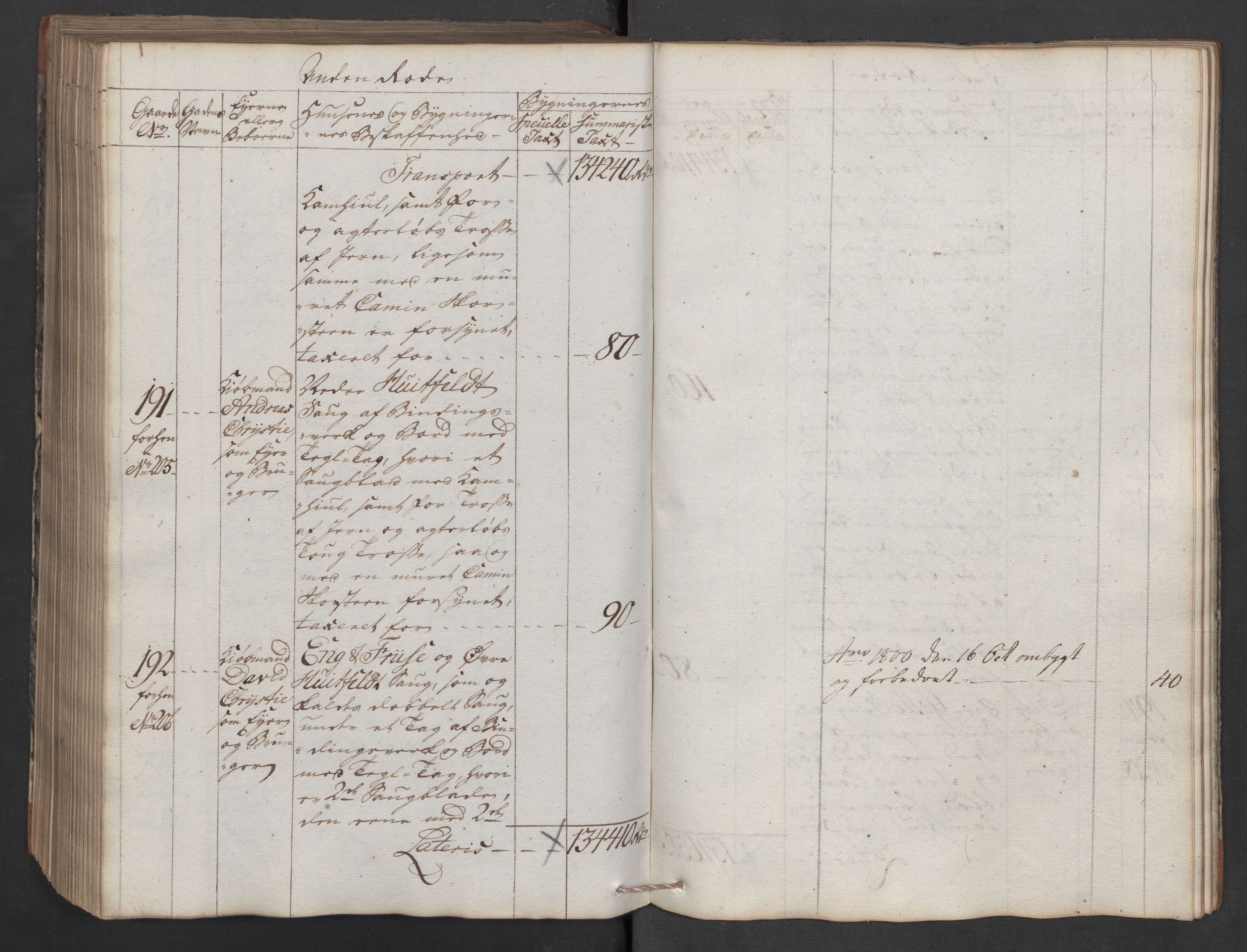 Kommersekollegiet, Brannforsikringskontoret 1767-1814, AV/RA-EA-5458/F/Fa/L0040/0005: Moss / Branntakstprotokoll, 1797, p. 272