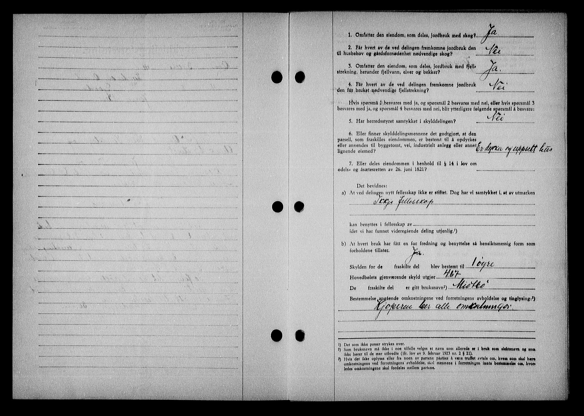 Nedenes sorenskriveri, AV/SAK-1221-0006/G/Gb/Gba/L0048: Mortgage book no. A-II, 1940-1941, Diary no: : 563/1941