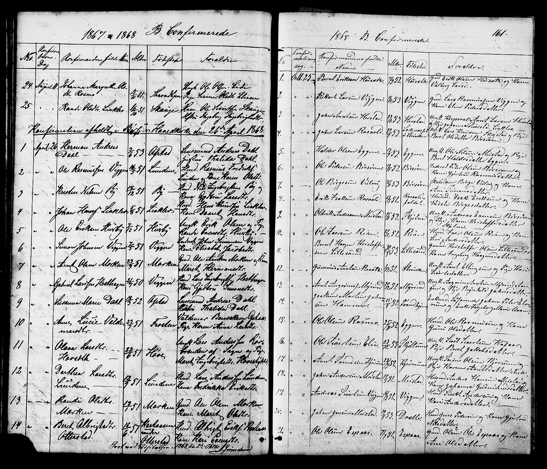Ministerialprotokoller, klokkerbøker og fødselsregistre - Sør-Trøndelag, SAT/A-1456/665/L0777: Parish register (copy) no. 665C02, 1867-1915, p. 161
