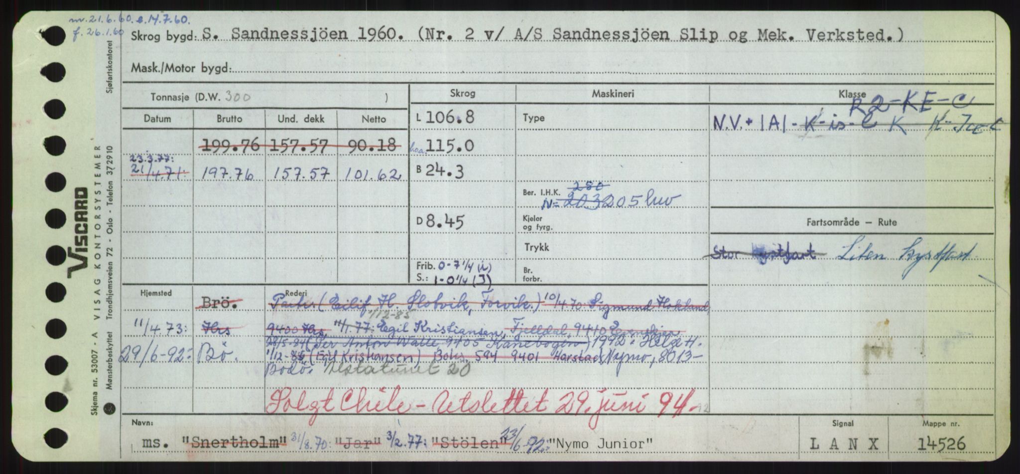 Sjøfartsdirektoratet med forløpere, Skipsmålingen, RA/S-1627/H/Hd/L0027: Fartøy, Norhop-Nør, p. 473
