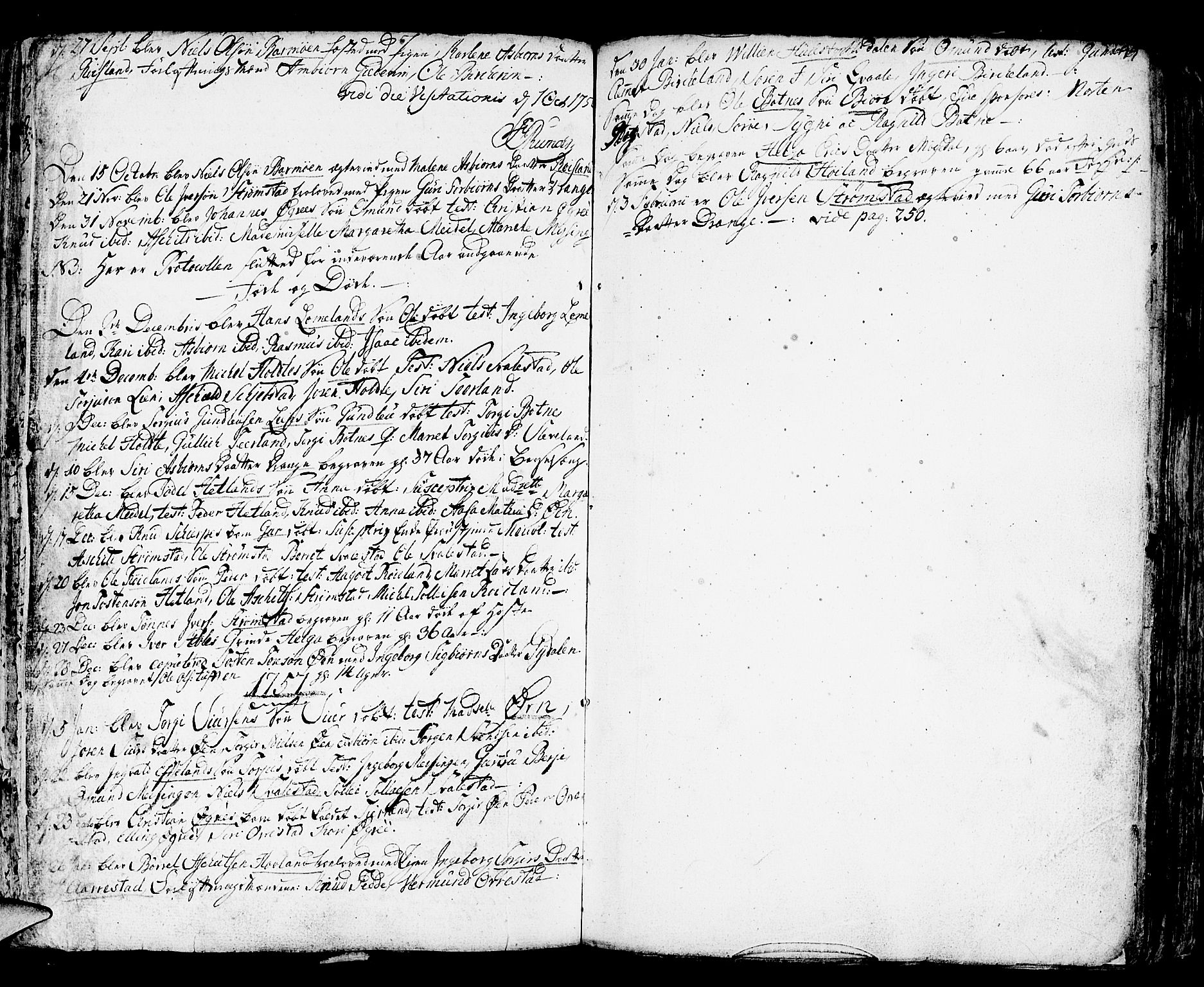 Helleland sokneprestkontor, SAST/A-101810: Parish register (official) no. A 1 /1, 1713-1761, p. 99