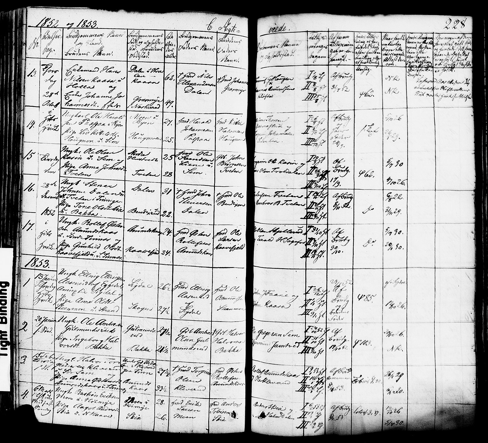 Heddal kirkebøker, SAKO/A-268/F/Fa/L0006: Parish register (official) no. I 6, 1837-1854, p. 228