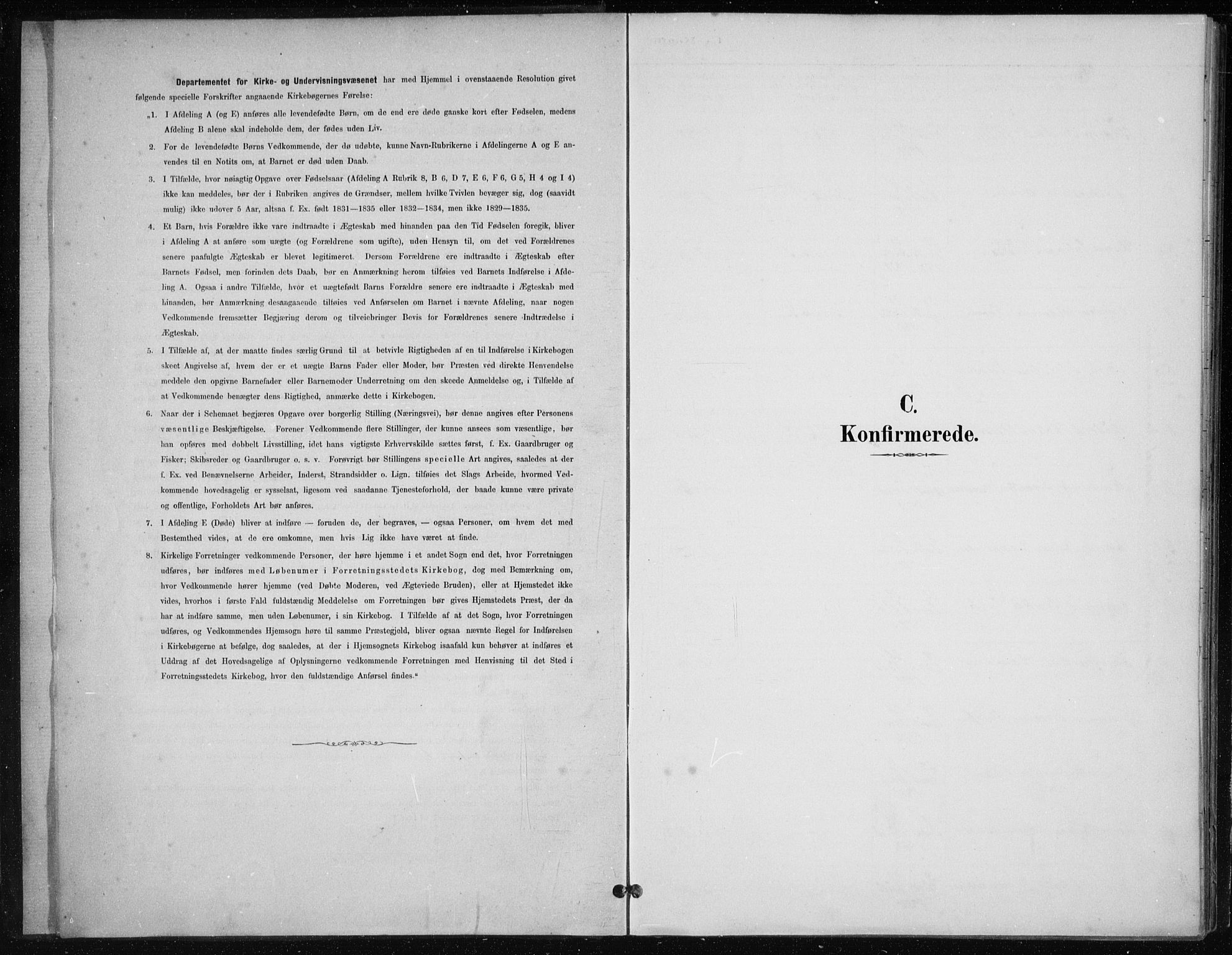 Nykirken Sokneprestembete, SAB/A-77101/H/Haa/L0028: Parish register (official) no. C 7, 1887-1913
