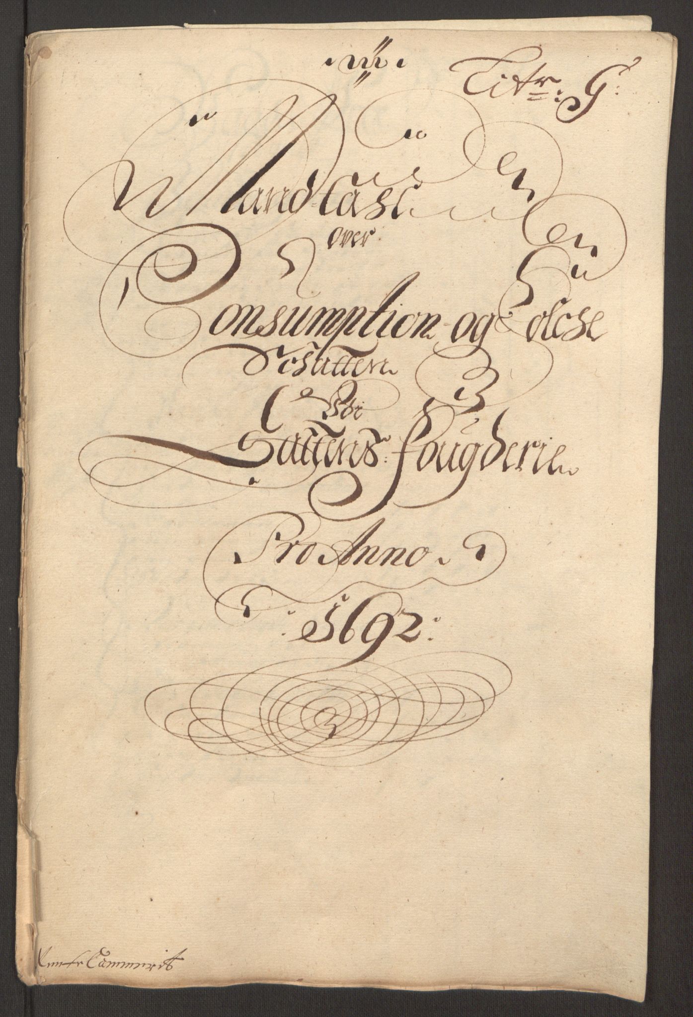 Rentekammeret inntil 1814, Reviderte regnskaper, Fogderegnskap, RA/EA-4092/R66/L4577: Fogderegnskap Salten, 1691-1693, p. 189