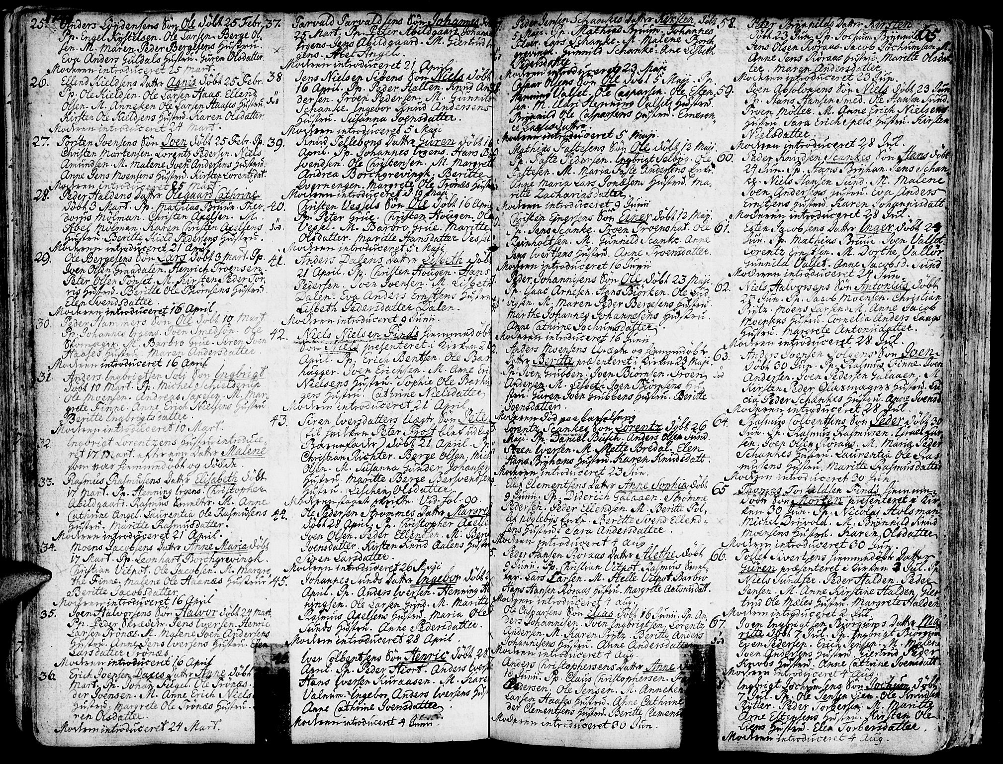 Ministerialprotokoller, klokkerbøker og fødselsregistre - Sør-Trøndelag, SAT/A-1456/681/L0925: Parish register (official) no. 681A03, 1727-1766, p. 65