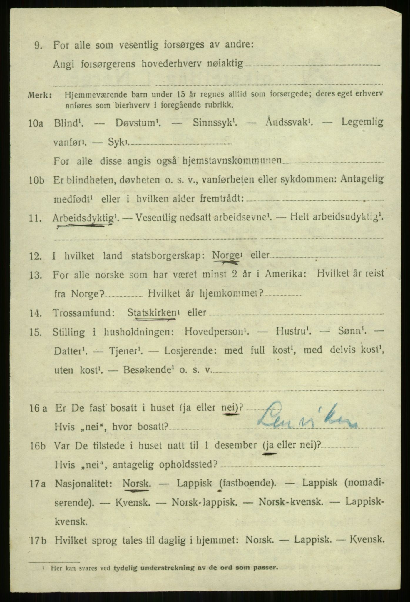 SATØ, 1920 census for Målselv, 1920, p. 2848