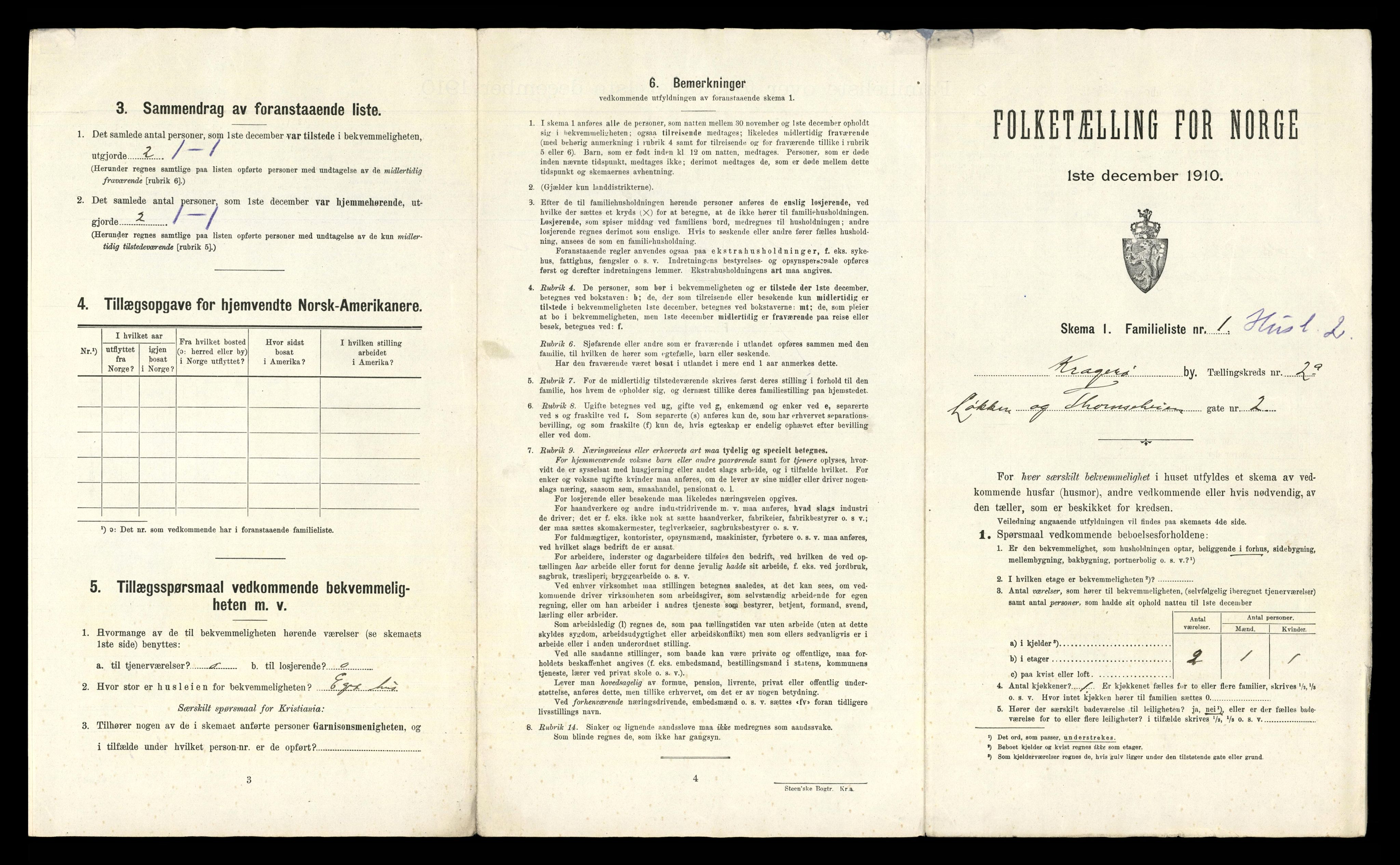 RA, 1910 census for Kragerø, 1910, p. 1884