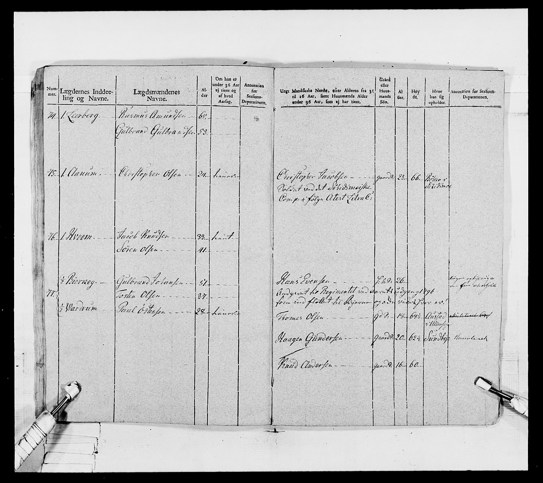 Generalitets- og kommissariatskollegiet, Det kongelige norske kommissariatskollegium, AV/RA-EA-5420/E/Eh/L0067: Opplandske nasjonale infanteriregiment, 1789-1797, p. 705