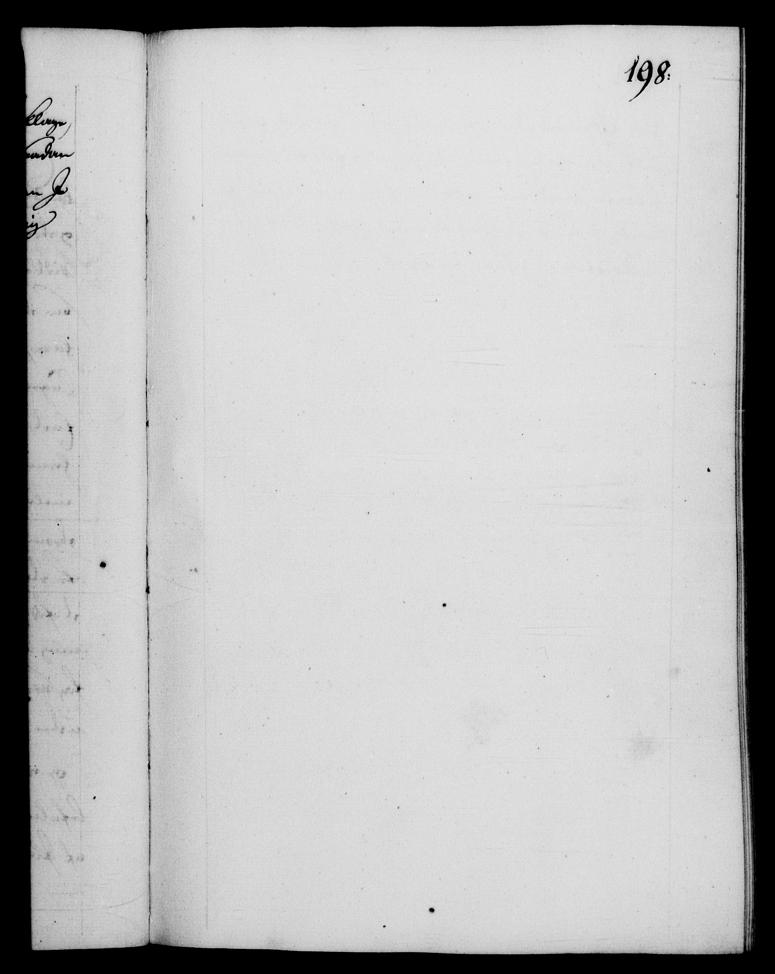 Danske Kanselli 1572-1799, RA/EA-3023/F/Fc/Fca/Fcab/L0028: Norske tegnelser, 1738-1740, p. 198a