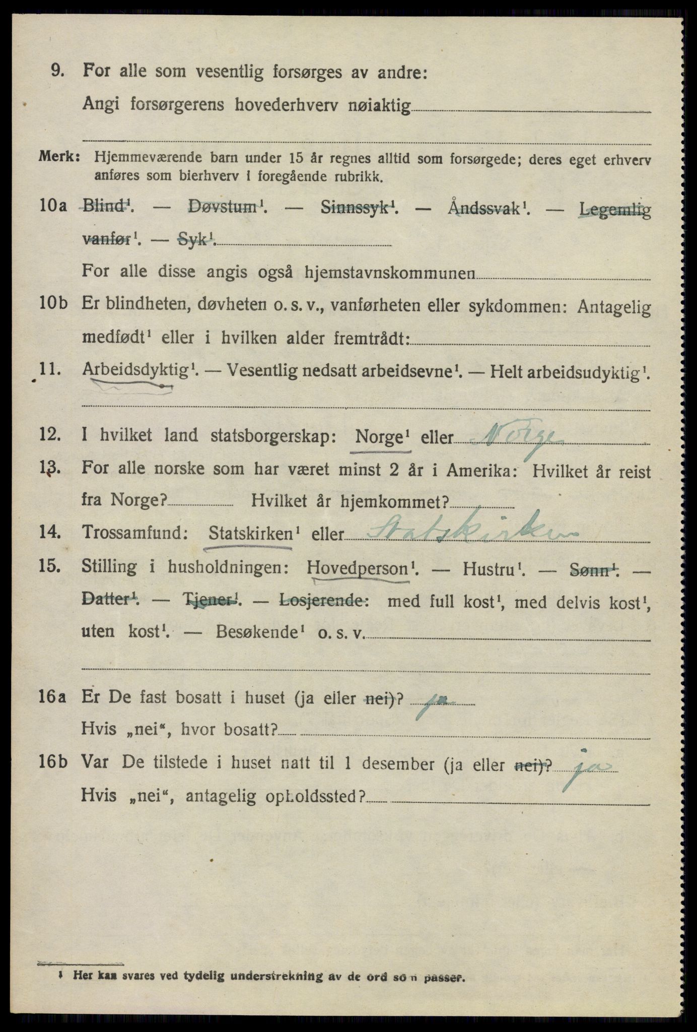 SAO, 1920 census for Oppegård, 1920, p. 6846