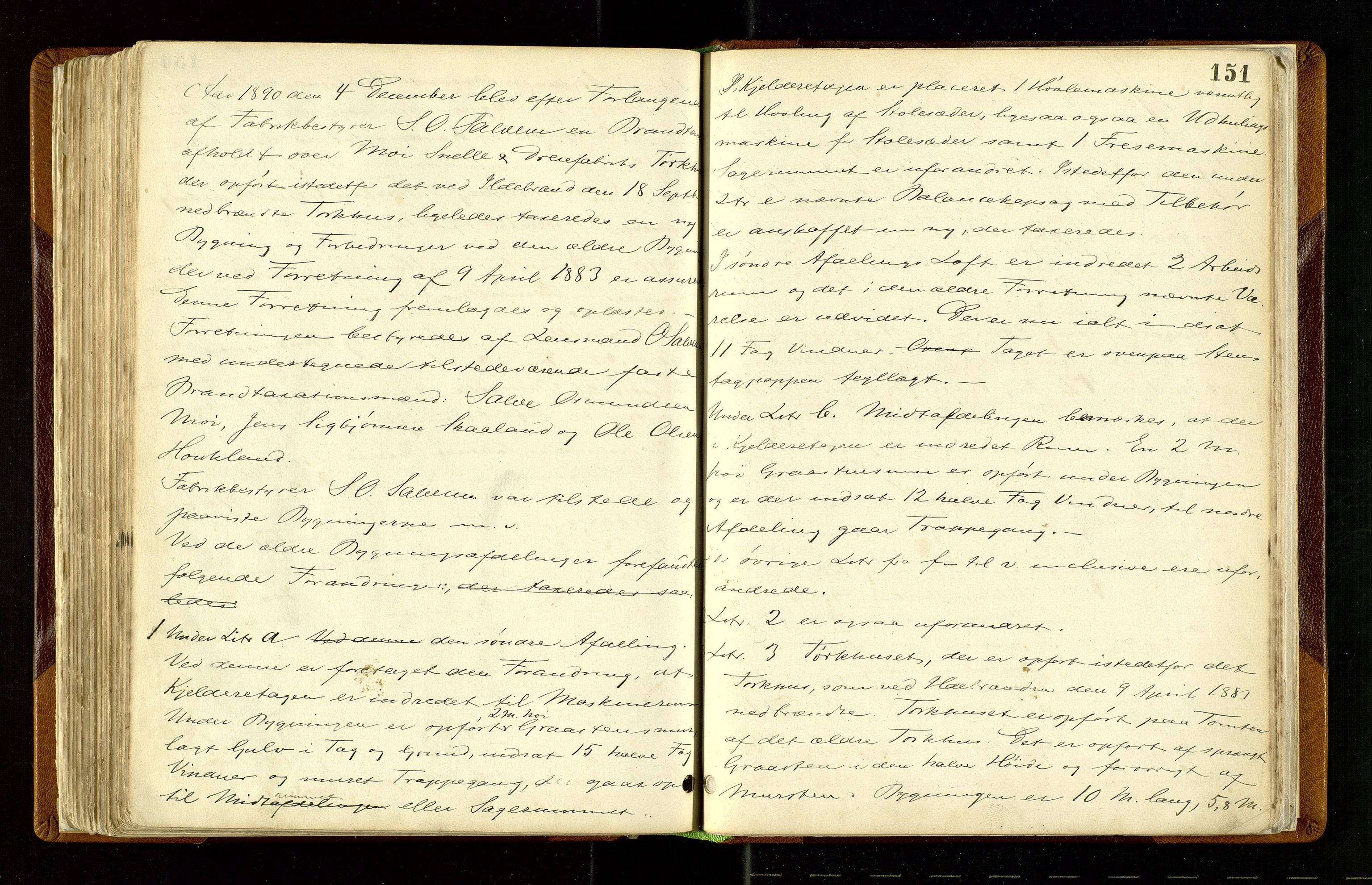 Lund lensmannskontor, SAST/A-100303/Goa/L0002: Branntakstprotokoll, 1878-1893, p. 150b-151a