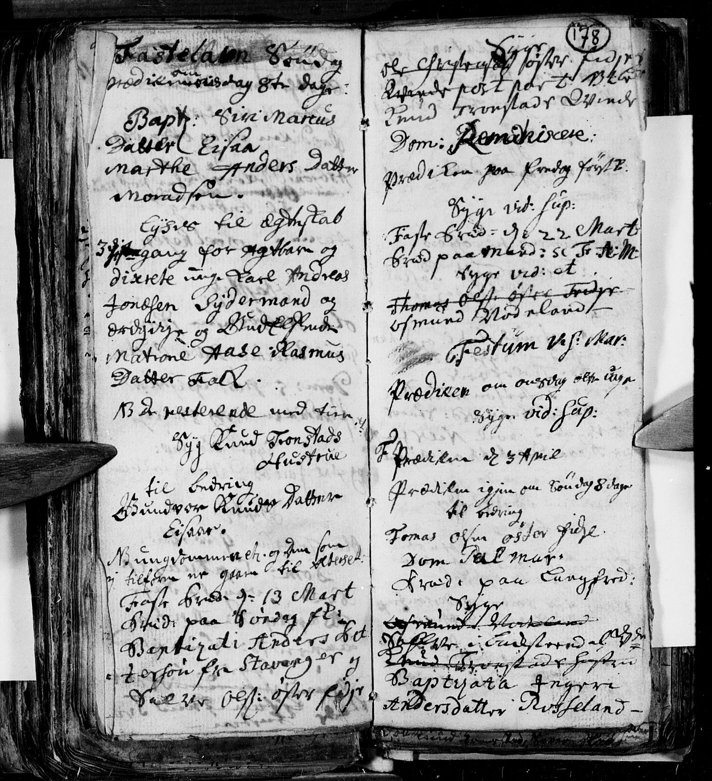Søgne sokneprestkontor, SAK/1111-0037/F/Fa/Faa/L0001: Parish register (official) no. A 1, 1716-1740, p. 178