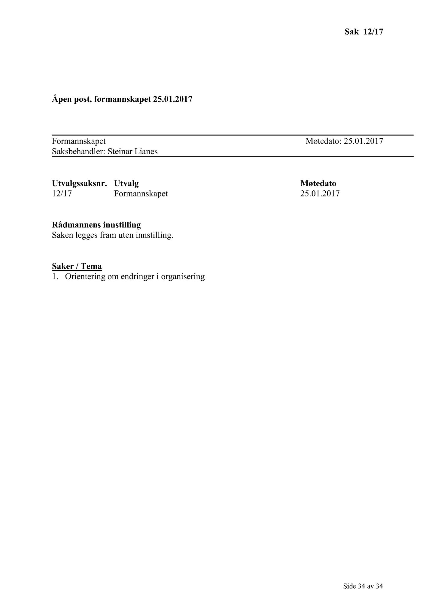 Klæbu Kommune, TRKO/KK/02-FS/L010: Formannsskapet - Møtedokumenter, 2017, p. 35