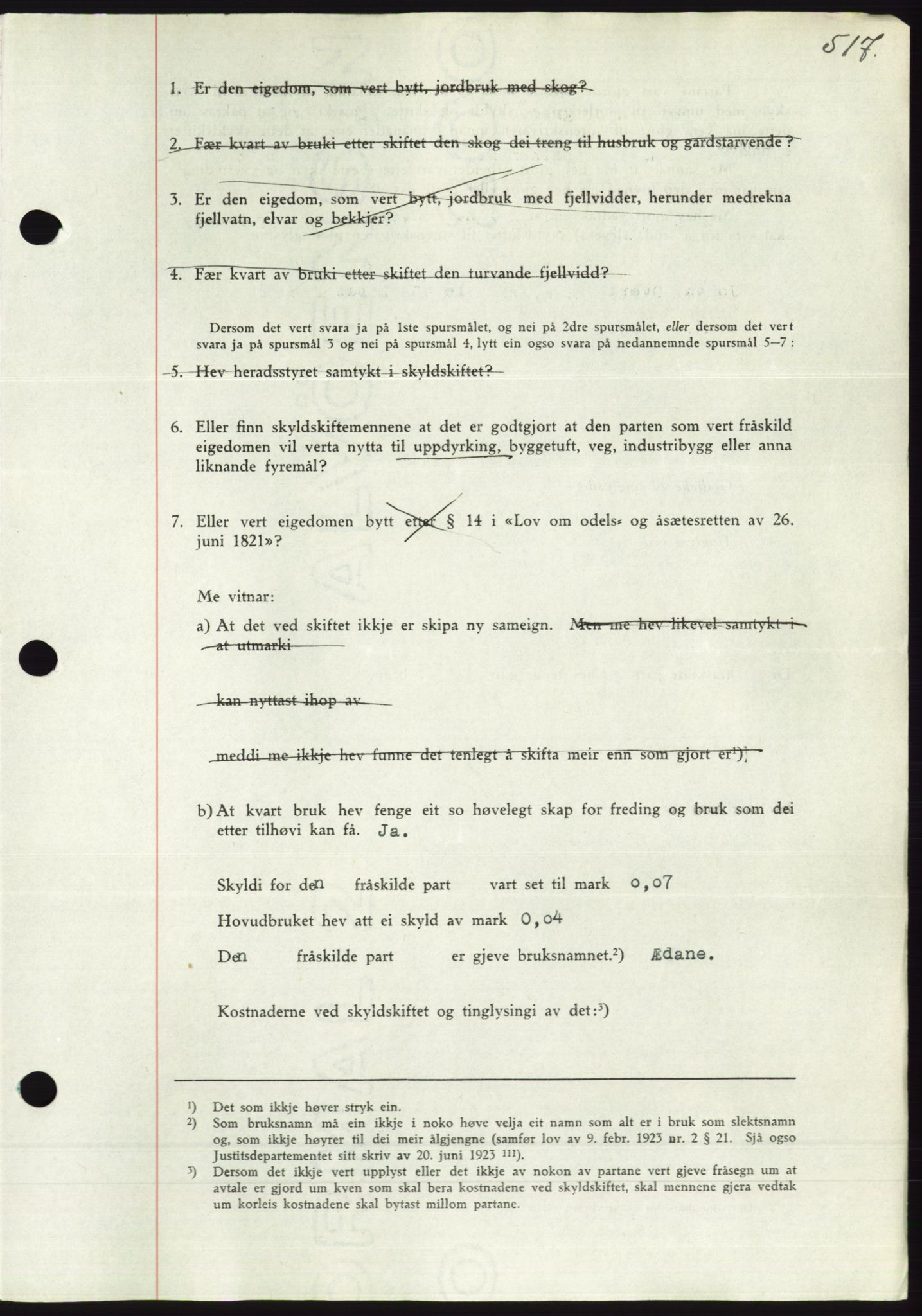 Søre Sunnmøre sorenskriveri, AV/SAT-A-4122/1/2/2C/L0060: Mortgage book no. 54, 1935-1936, Deed date: 02.06.1936