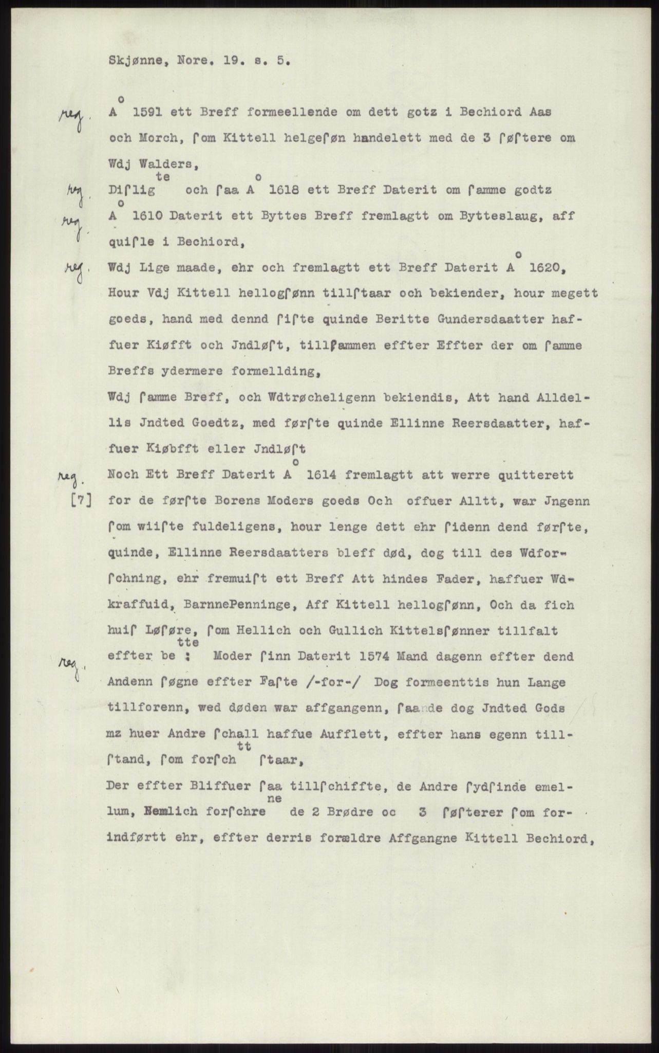 Samlinger til kildeutgivelse, Diplomavskriftsamlingen, AV/RA-EA-4053/H/Ha, p. 707