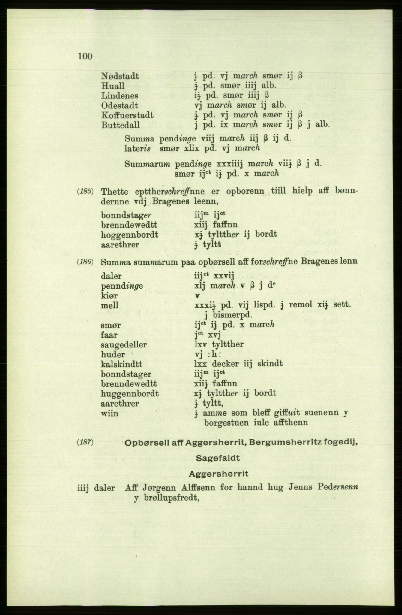 Publikasjoner utgitt av Arkivverket, PUBL/PUBL-001/C/0002: Bind 2: Rekneskap for Akershus len 1560-1561, 1560-1561, p. 100