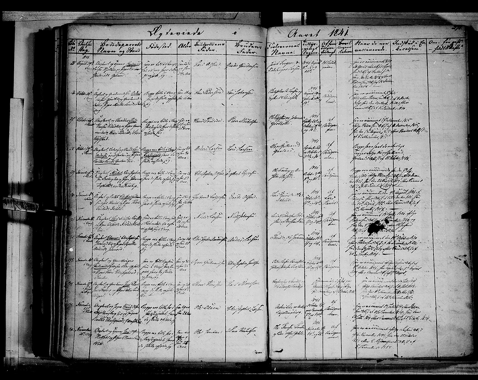 Vang prestekontor, Hedmark, SAH/PREST-008/H/Ha/Haa/L0010: Parish register (official) no. 10, 1841-1855, p. 271