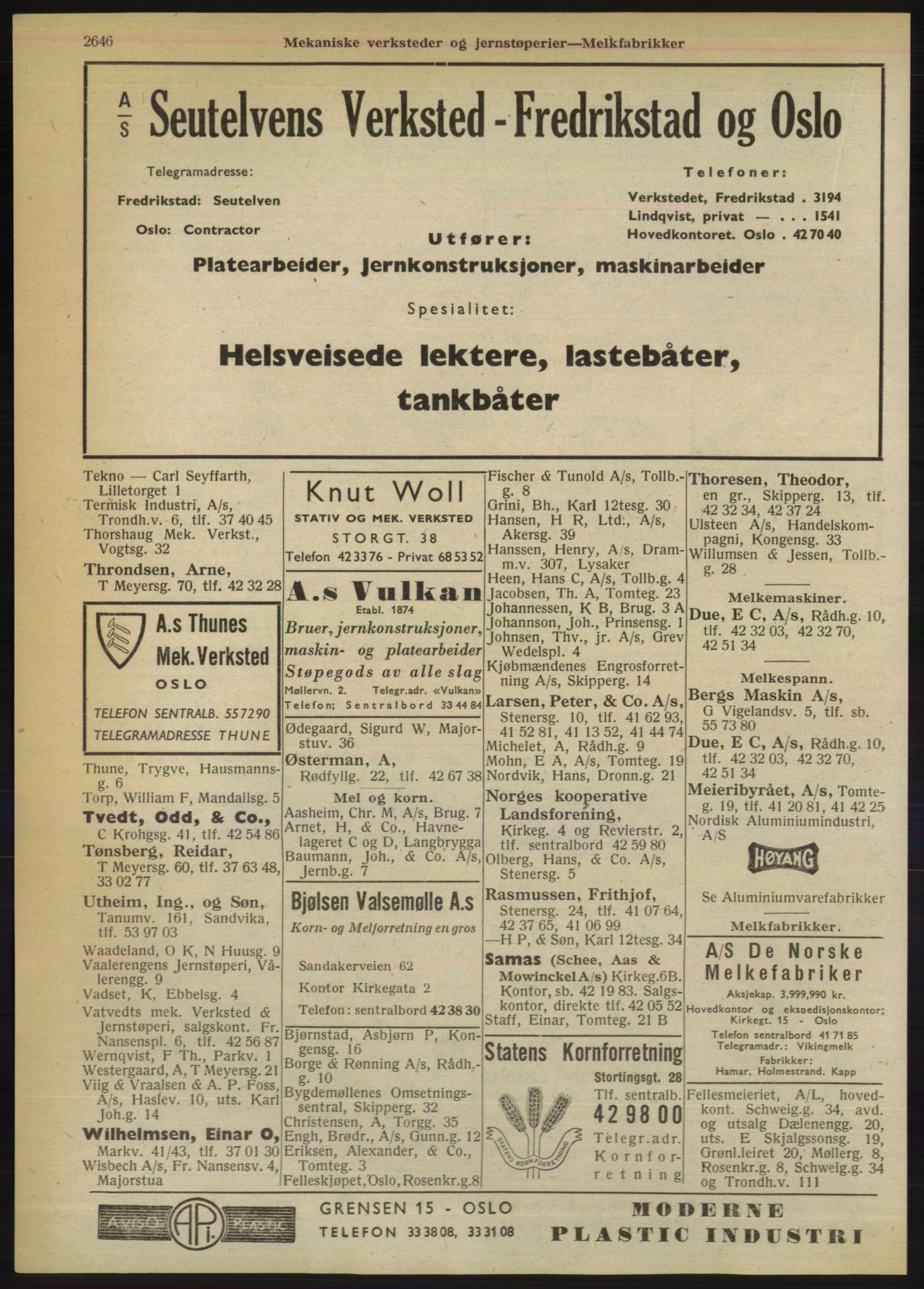 Kristiania/Oslo adressebok, PUBL/-, 1950, p. 2646