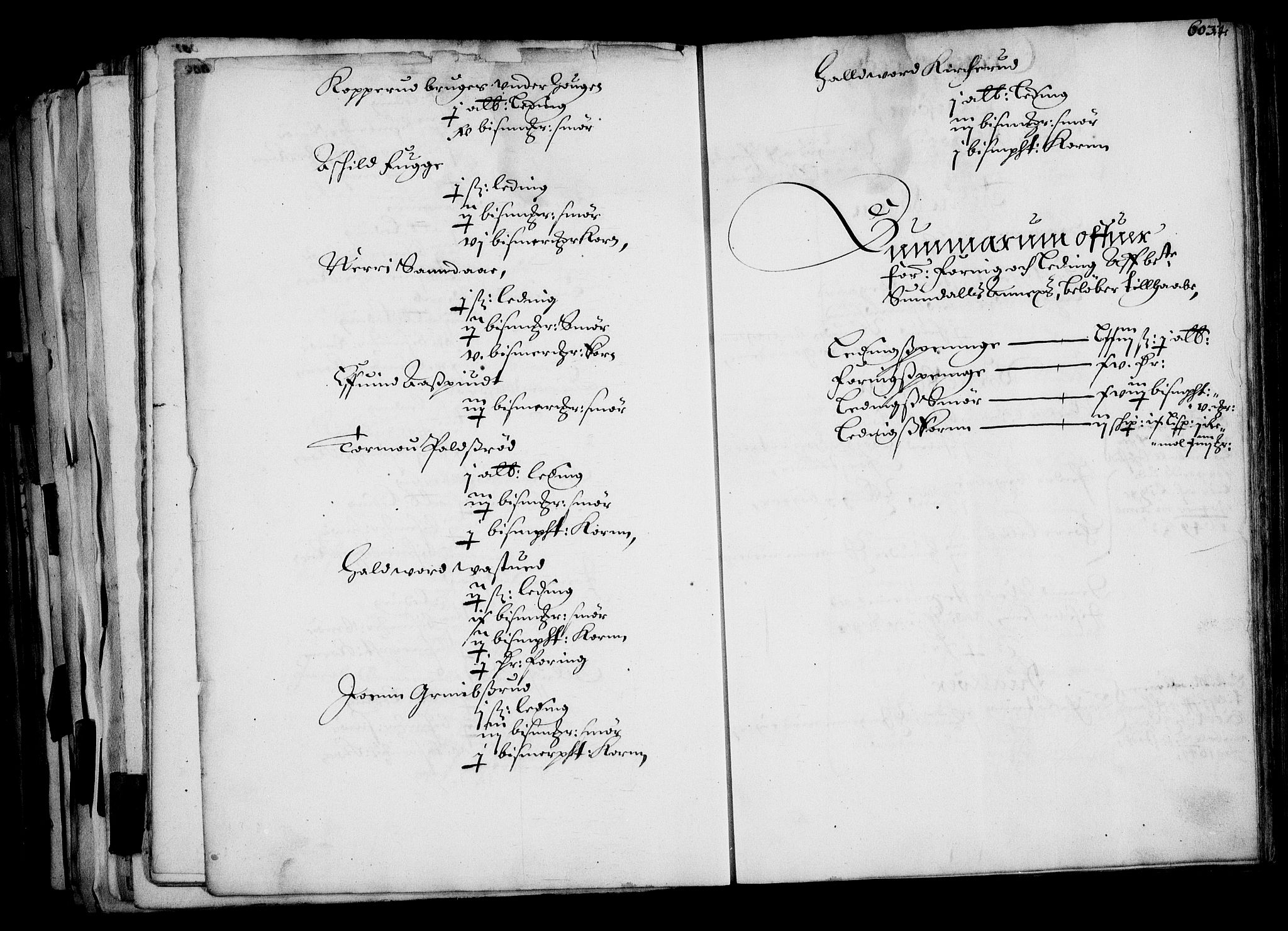 Rentekammeret inntil 1814, Realistisk ordnet avdeling, AV/RA-EA-4070/N/Na/L0001: [XI f]: Akershus stifts jordebok, 1652, p. 602b-603a