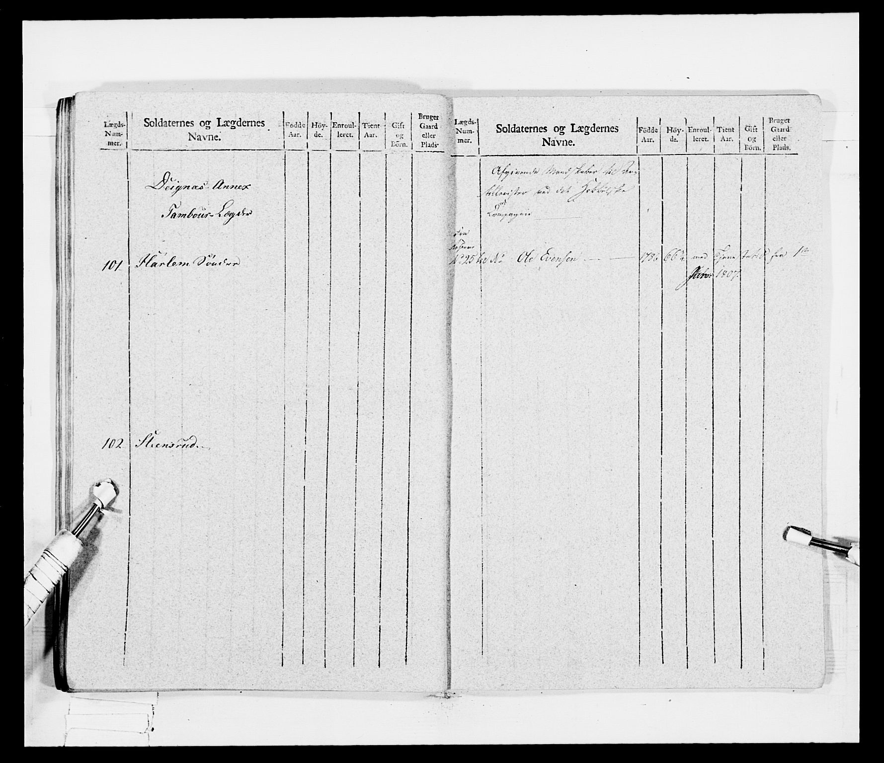 Generalitets- og kommissariatskollegiet, Det kongelige norske kommissariatskollegium, AV/RA-EA-5420/E/Eh/L0030a: Sønnafjelske gevorbne infanteriregiment, 1807, p. 130