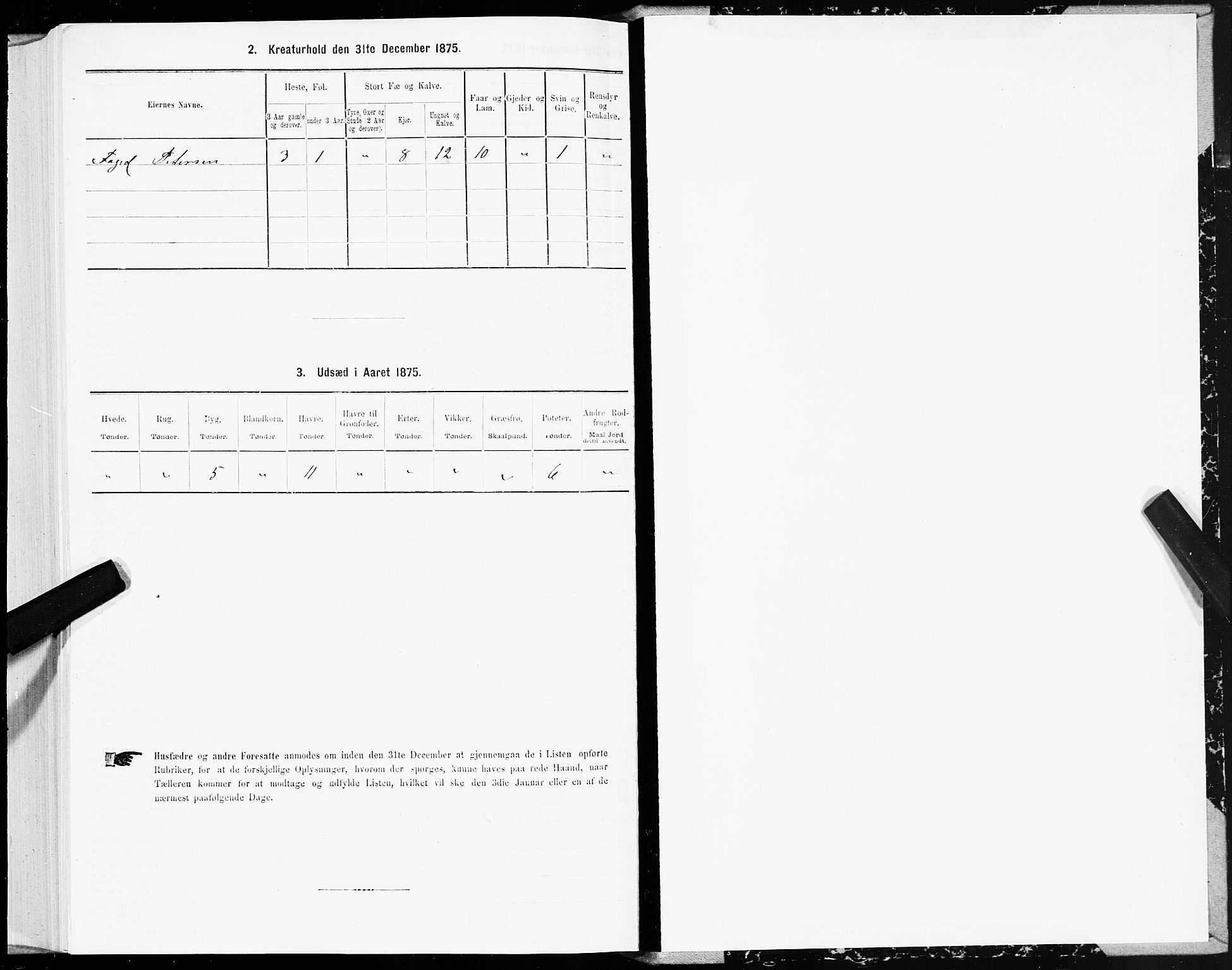 SAT, 1875 census for 1653P Melhus, 1875