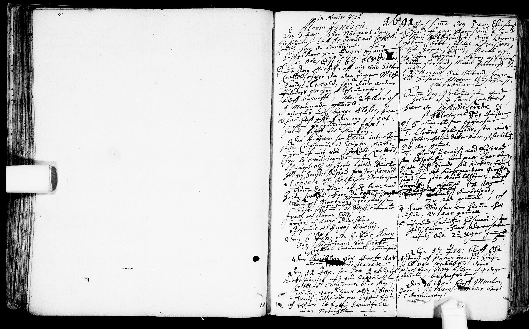 Nannestad prestekontor Kirkebøker, AV/SAO-A-10414a/F/Fa/L0001: Parish register (official) no. I 1, 1689-1702