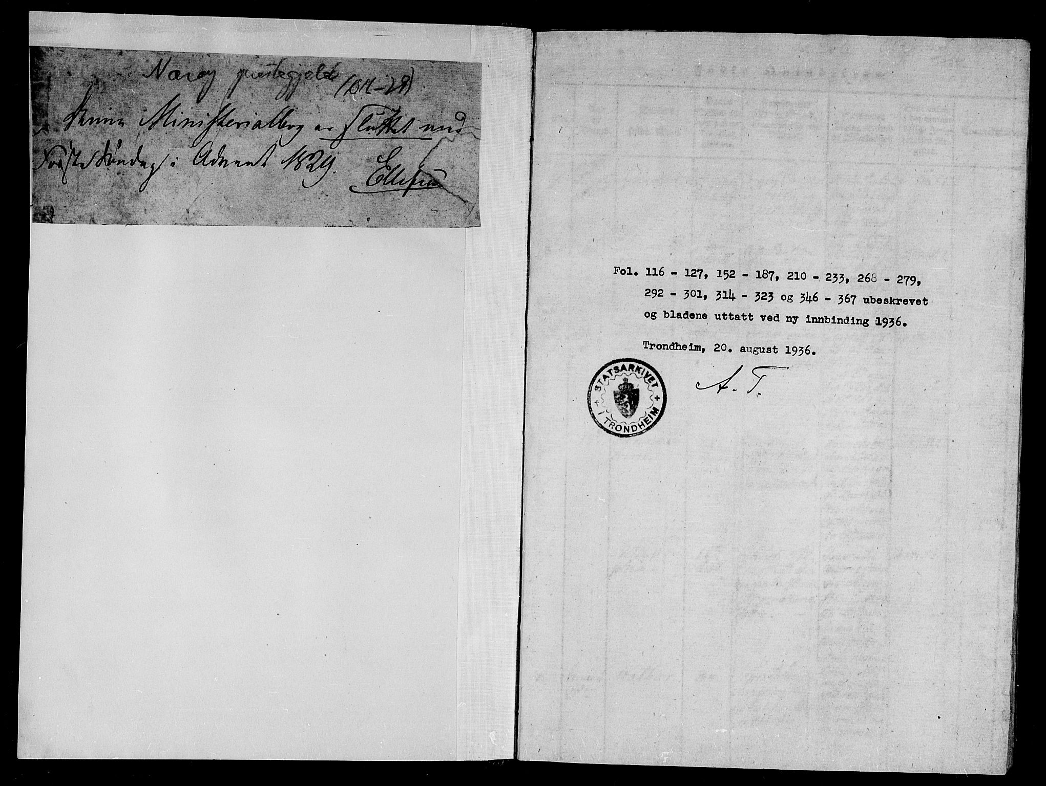 Ministerialprotokoller, klokkerbøker og fødselsregistre - Nord-Trøndelag, SAT/A-1458/784/L0667: Parish register (official) no. 784A03 /1, 1816-1829
