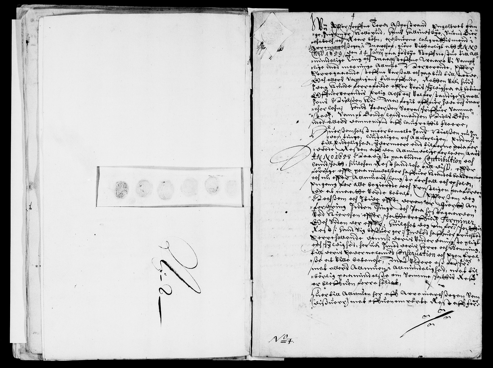 Rentekammeret inntil 1814, Reviderte regnskaper, Lensregnskaper, RA/EA-5023/R/Rb/Rbb/L0007: Idd og Marker len, 1656-1659