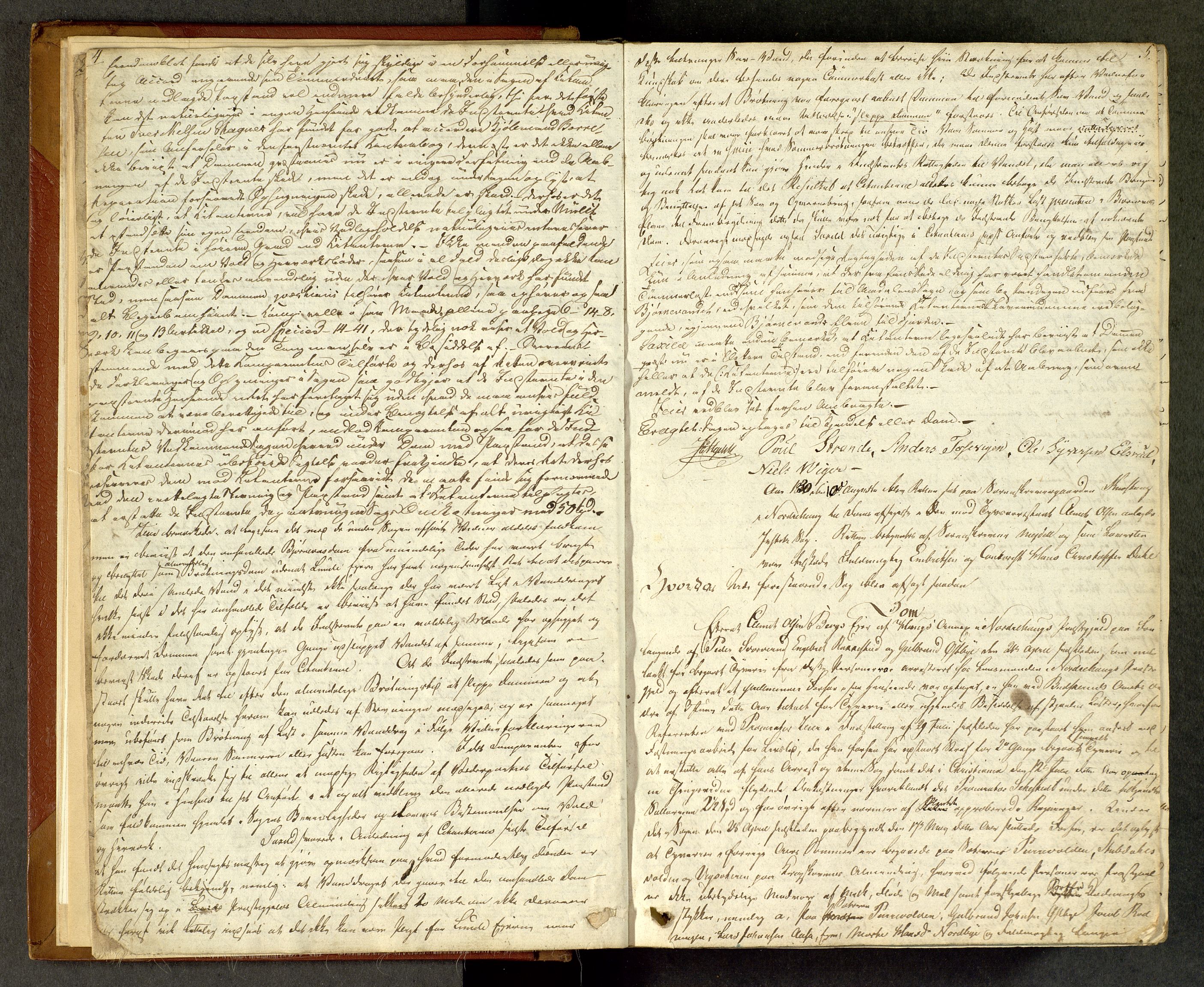 Ringerike sorenskriveri, AV/SAKO-A-105/F/Fc/Fca/L0004: Ekstrarettsprotokoll, 1830-1833, p. 4-5