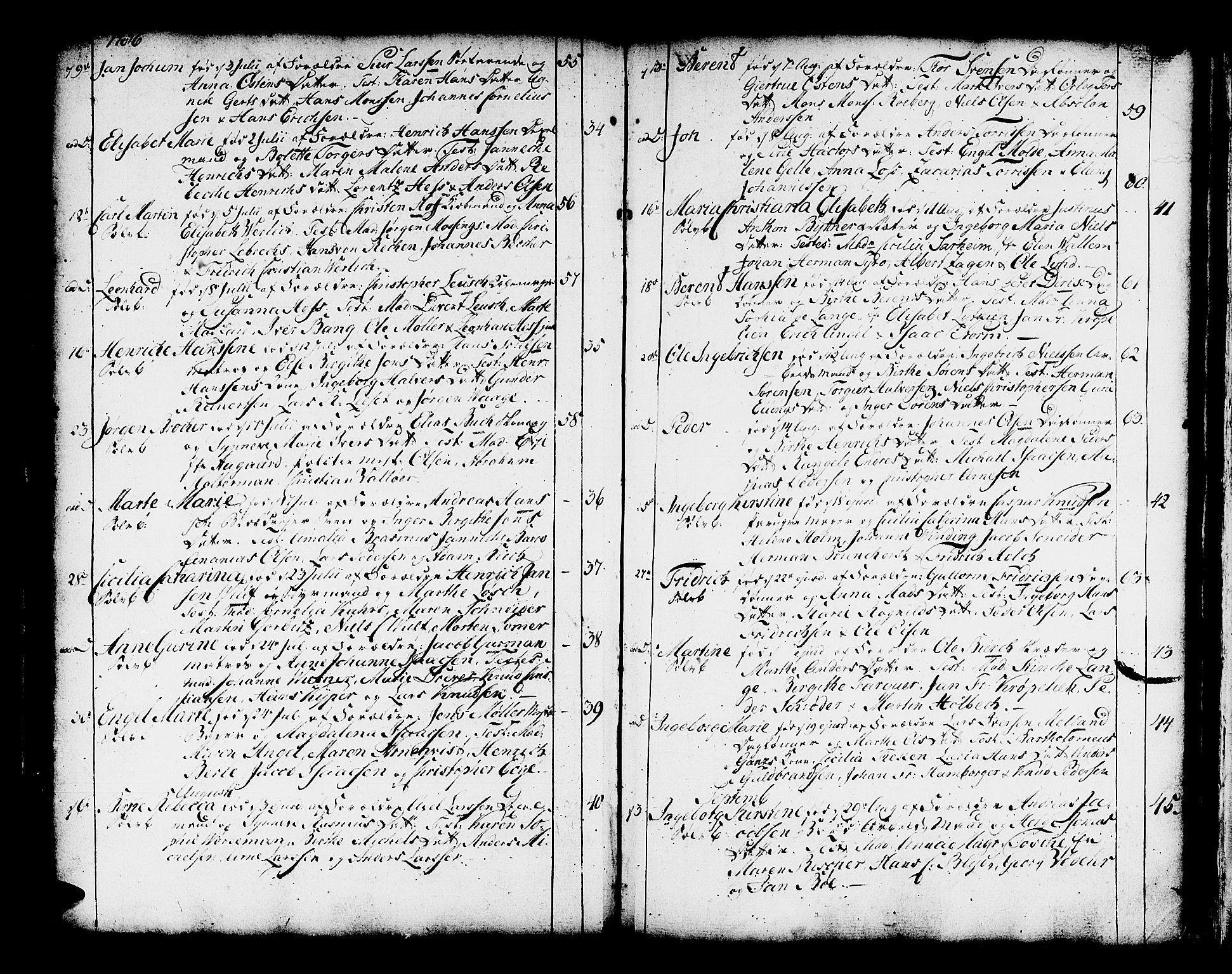 Domkirken sokneprestembete, AV/SAB-A-74801/H/Haa/L0003: Parish register (official) no. A 3, 1758-1789, p. 264-265