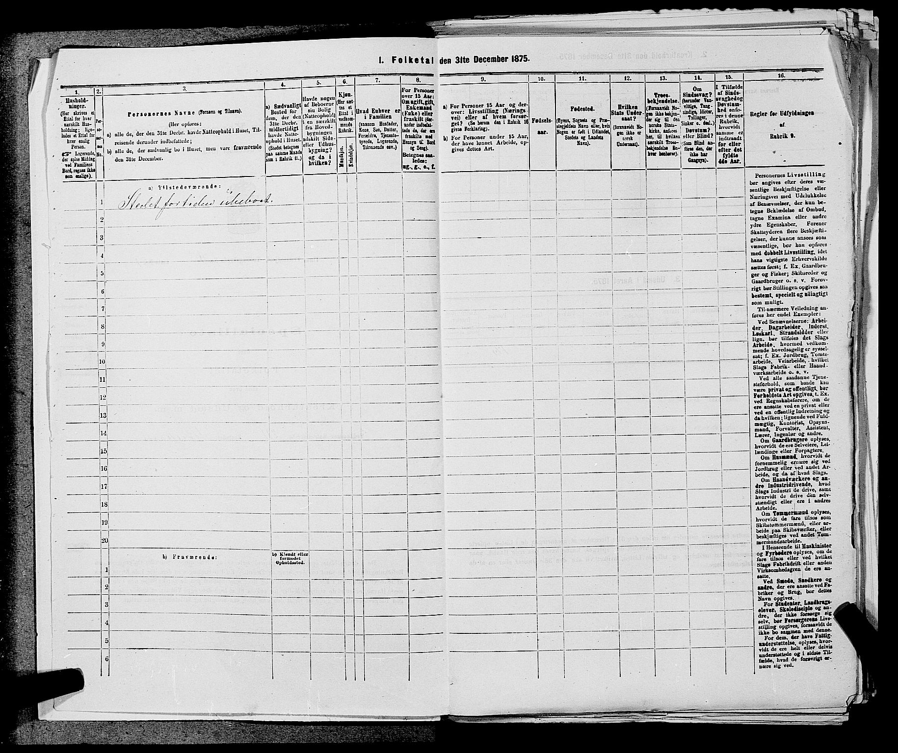 SAKO, 1875 census for 0826P Tinn, 1875, p. 461