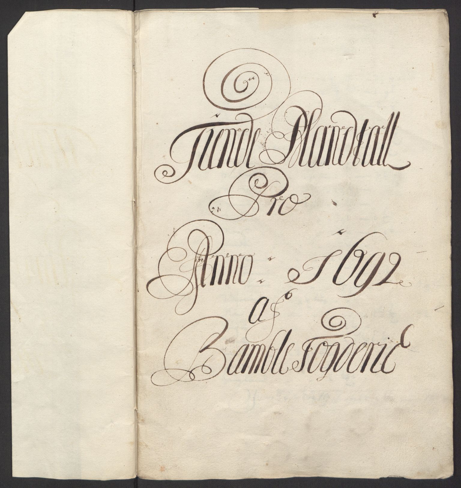 Rentekammeret inntil 1814, Reviderte regnskaper, Fogderegnskap, RA/EA-4092/R34/L2052: Fogderegnskap Bamble, 1692-1693, p. 46