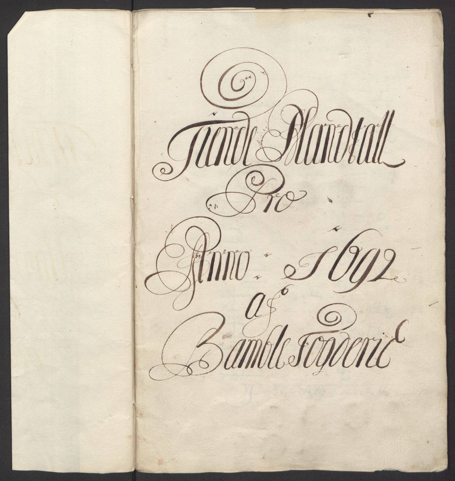Rentekammeret inntil 1814, Reviderte regnskaper, Fogderegnskap, AV/RA-EA-4092/R34/L2052: Fogderegnskap Bamble, 1692-1693, p. 46