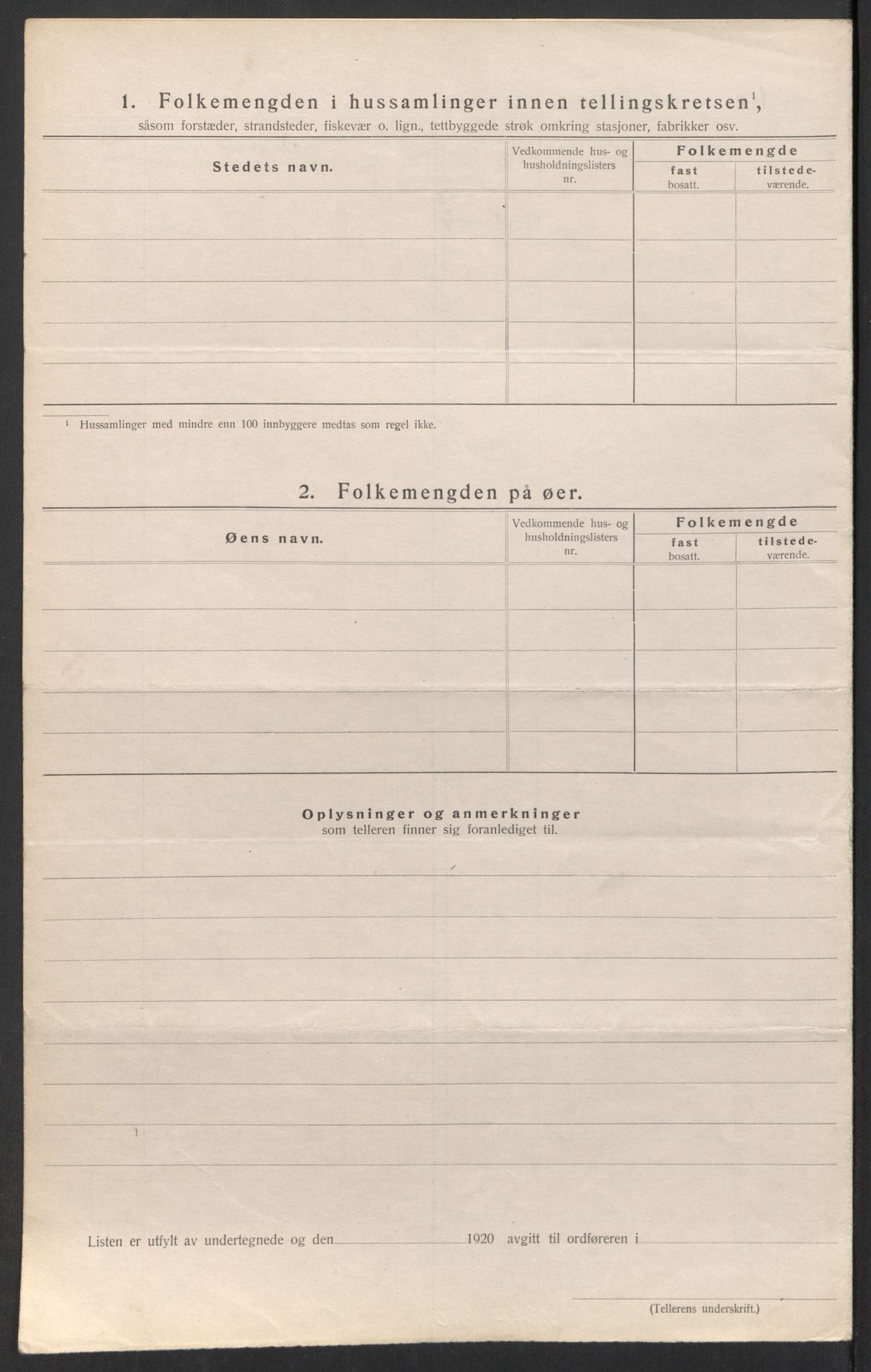 SAK, 1920 census for Holt, 1920, p. 53