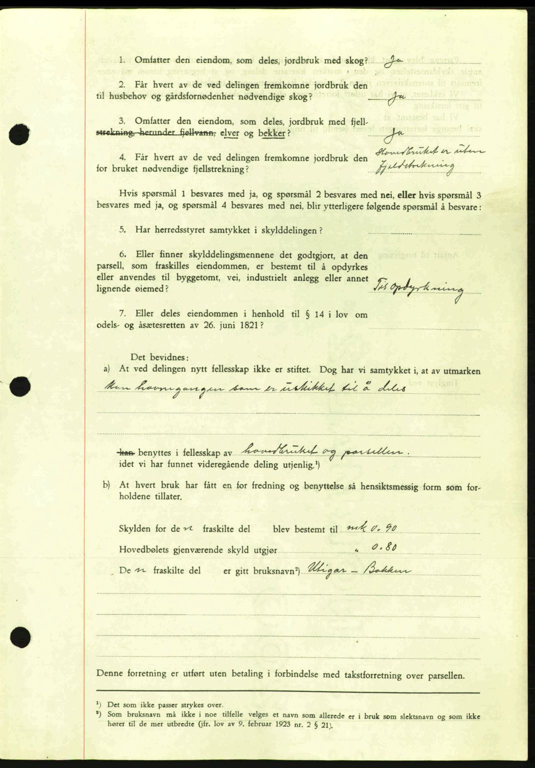 Nordmøre sorenskriveri, AV/SAT-A-4132/1/2/2Ca: Mortgage book no. A82, 1937-1938, Diary no: : 2511/1937